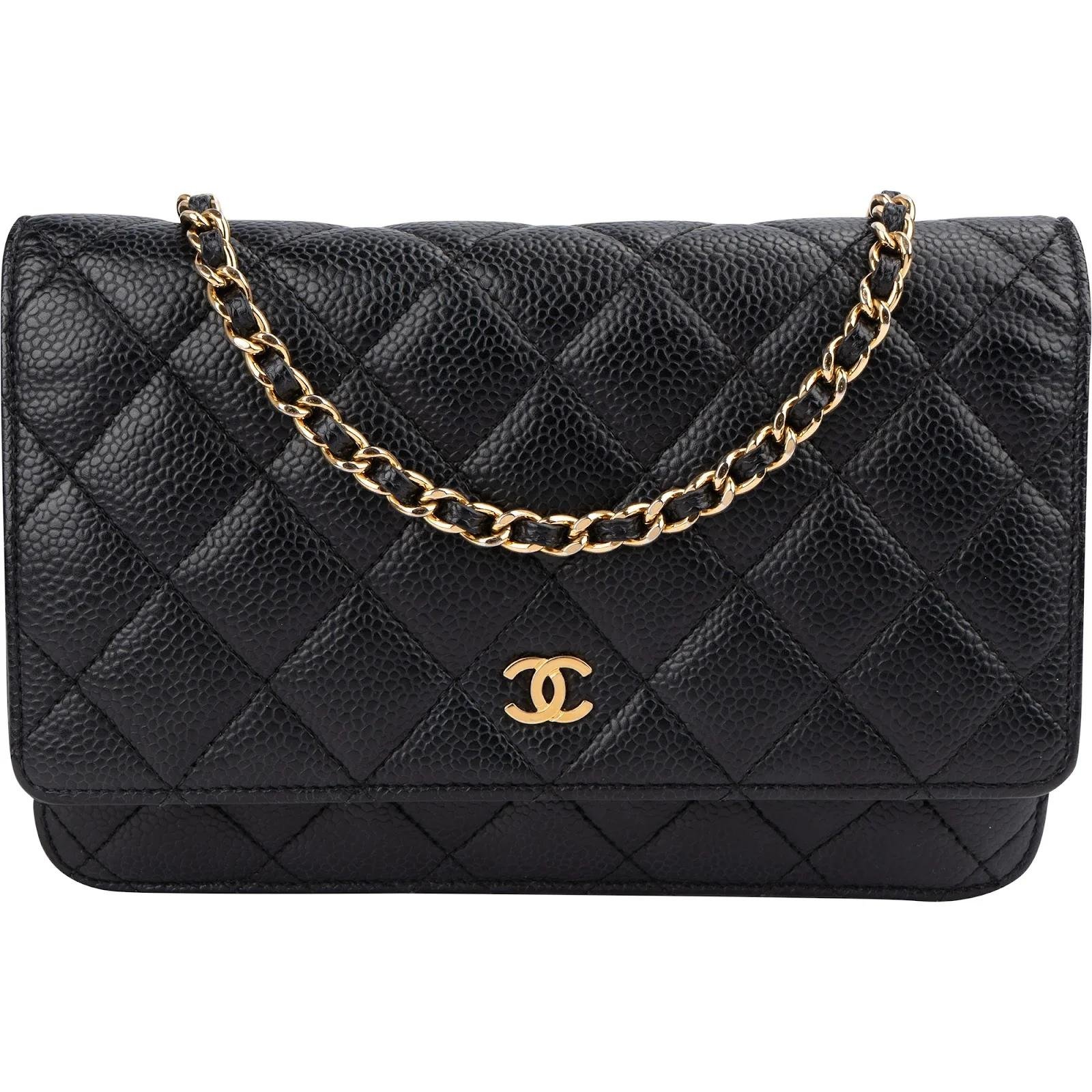 Wallet On Chain Timeless/Classique leather crossbody bag