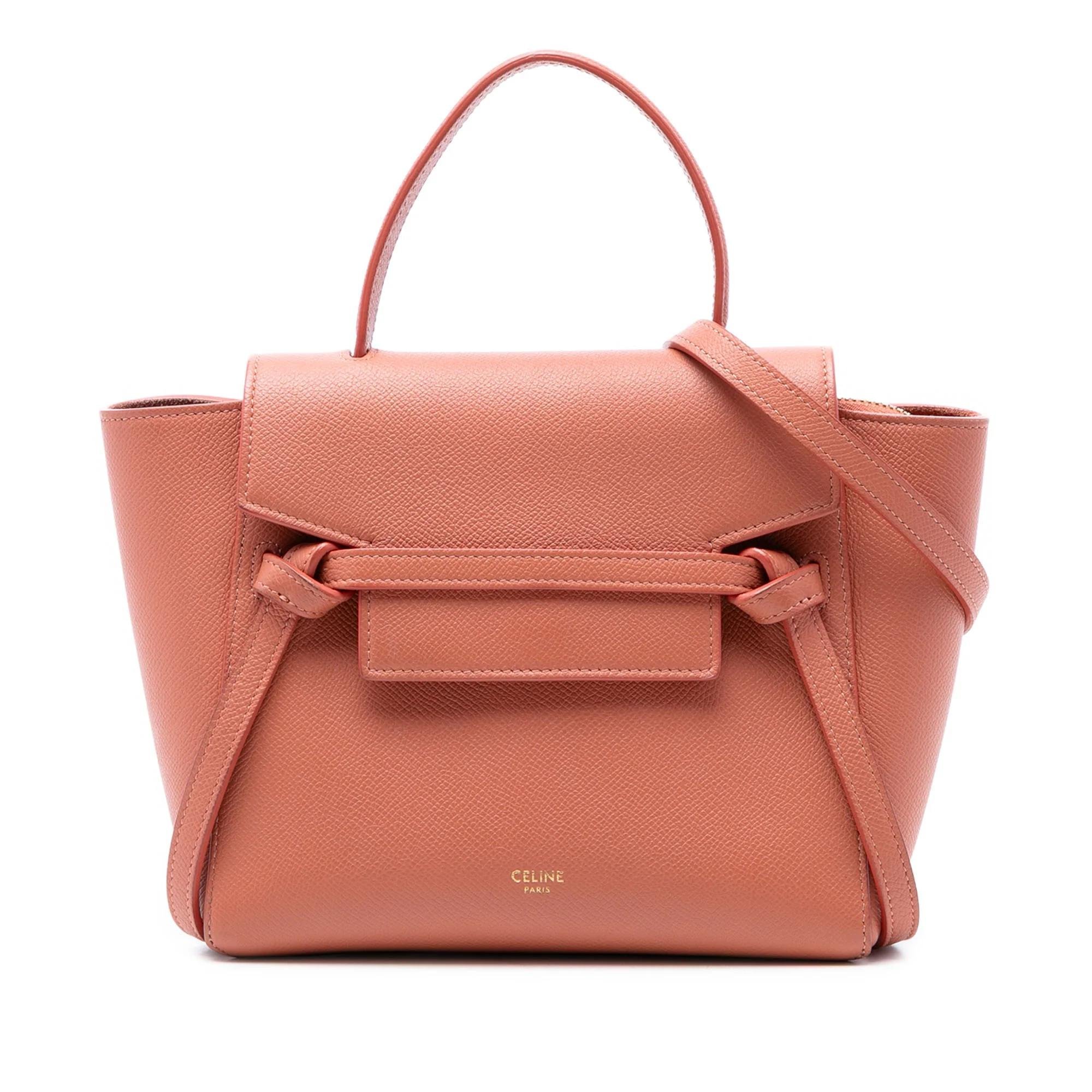 Belt leather handbag