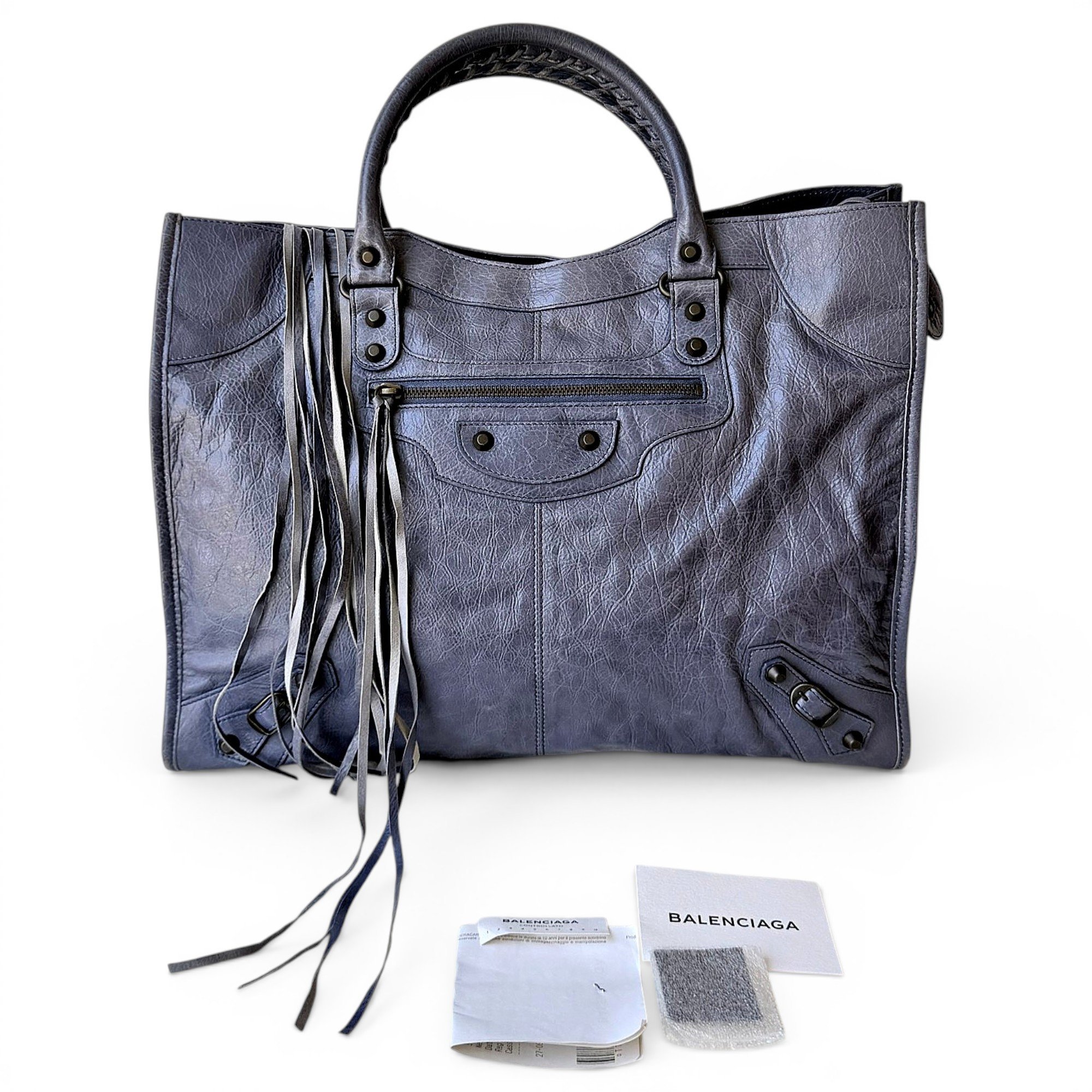 Leather handbag