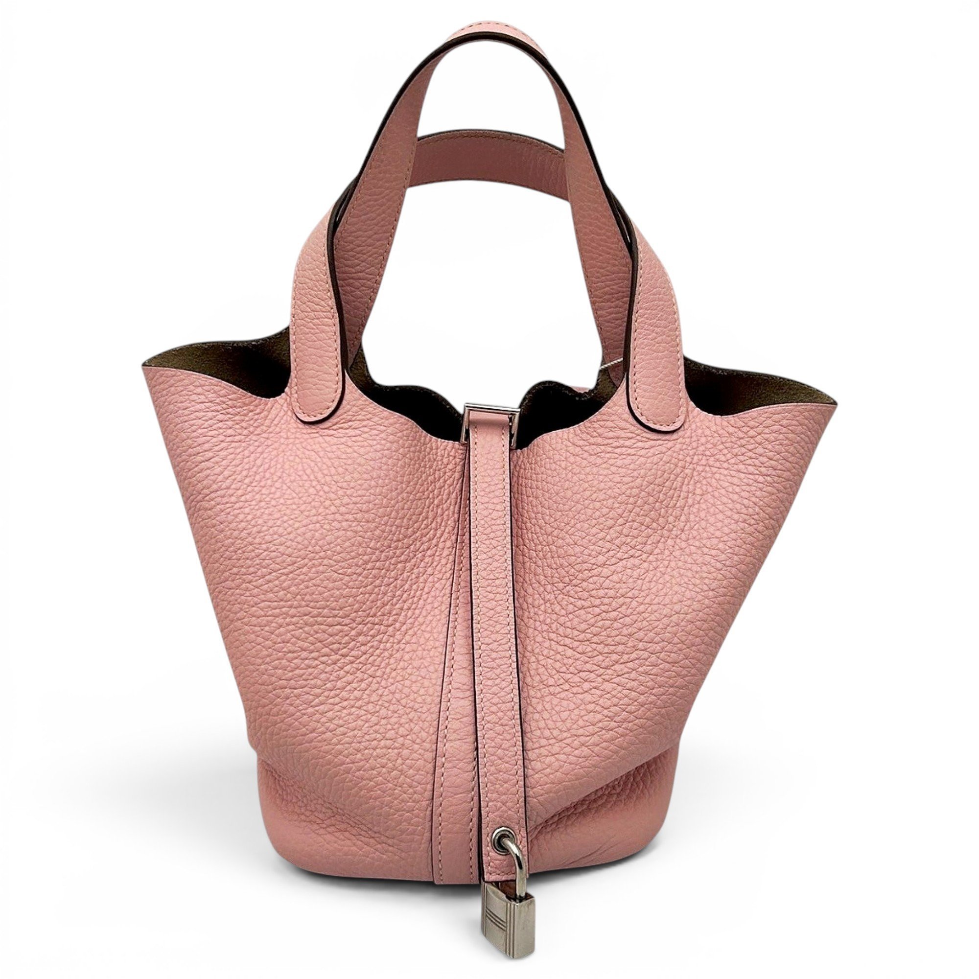 Picotin leather handbag