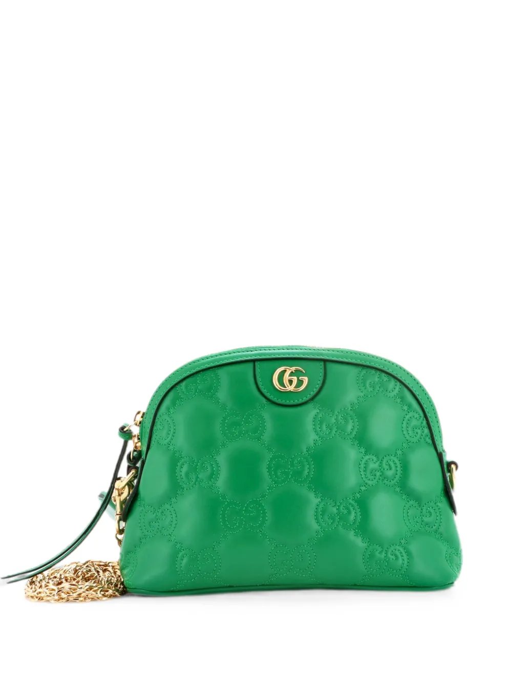 Dome Chain Zip GG Matelasse Leather Small shoulder bag