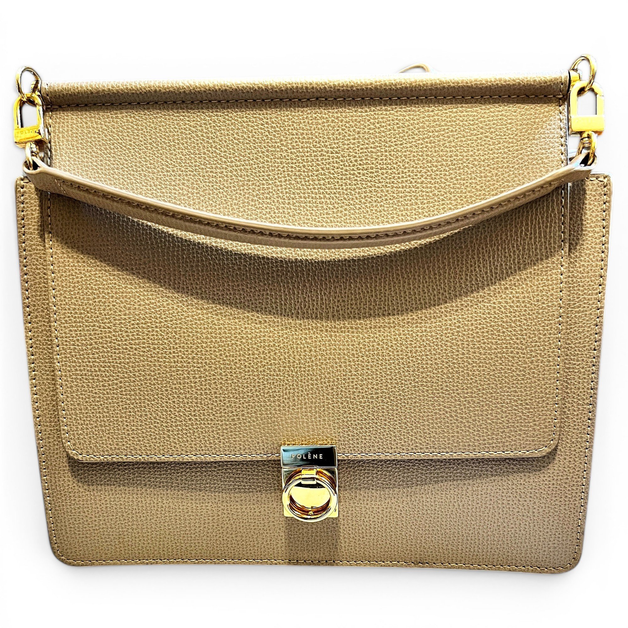 Polene Numéro Sept leather handbag