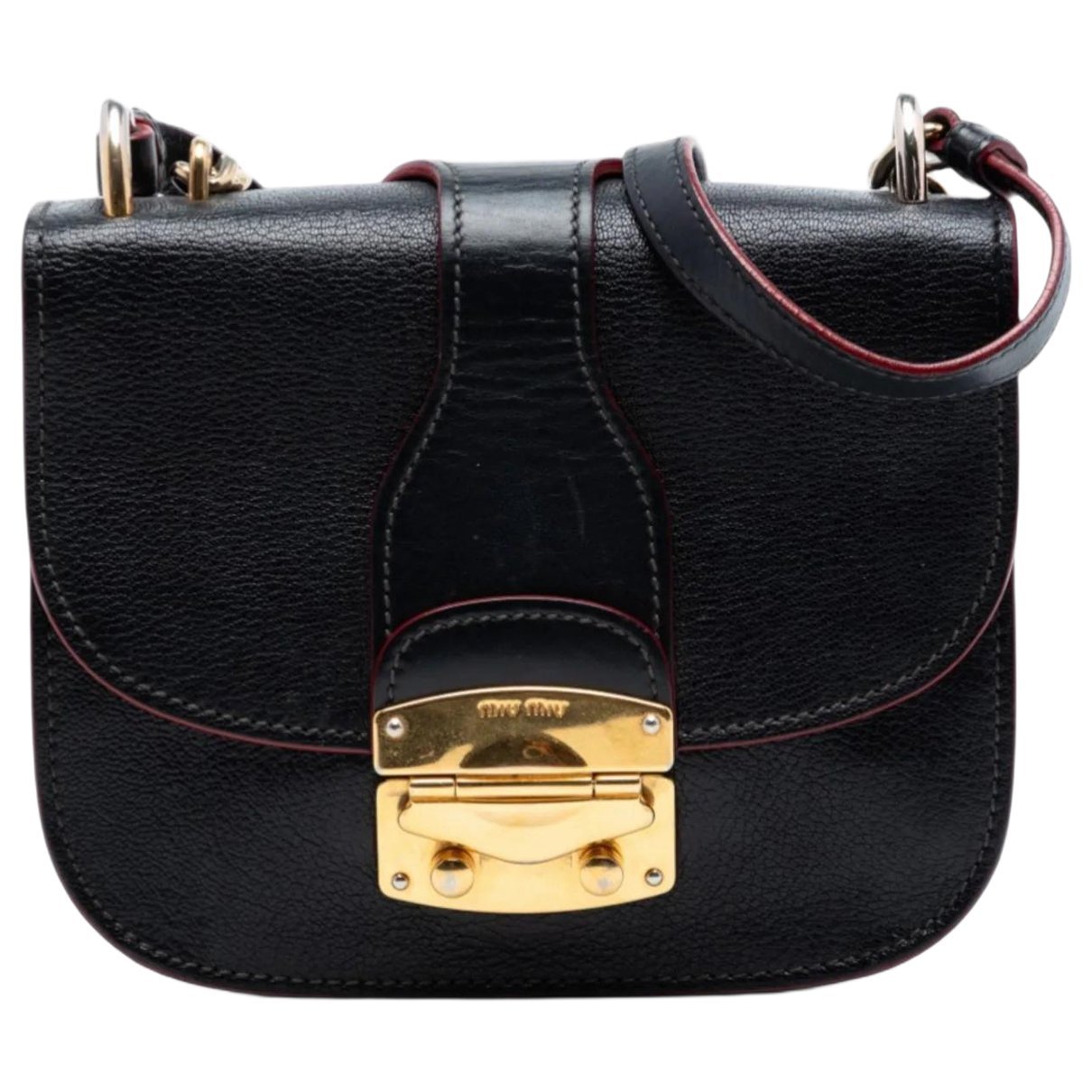 Madras leather satchel