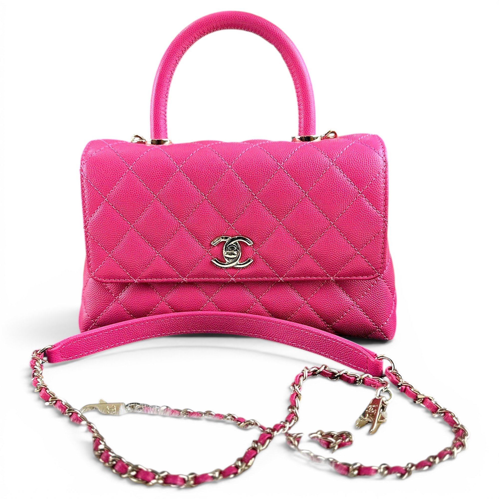 Coco Handle leather handbag