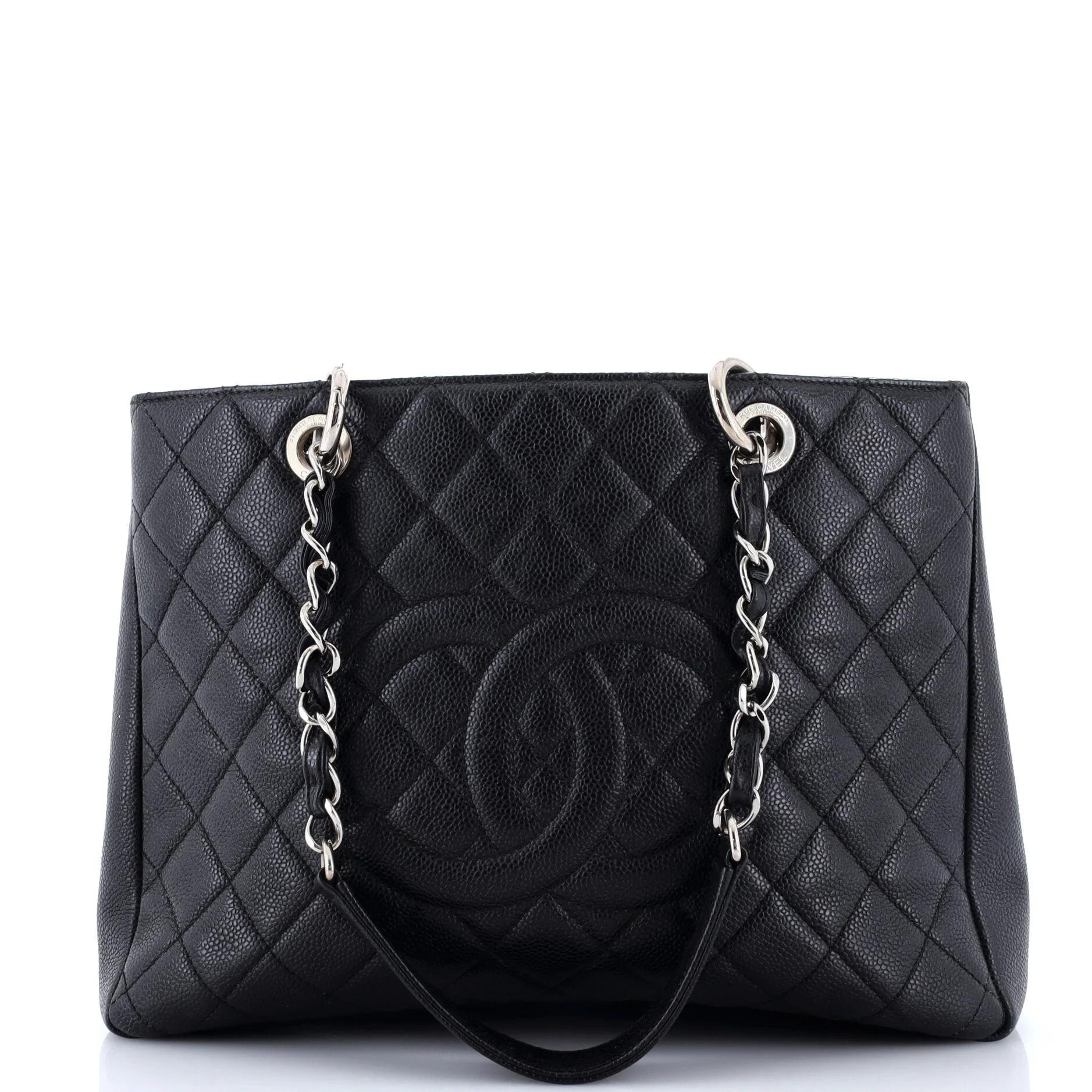 Classic CC Shopping leather tote