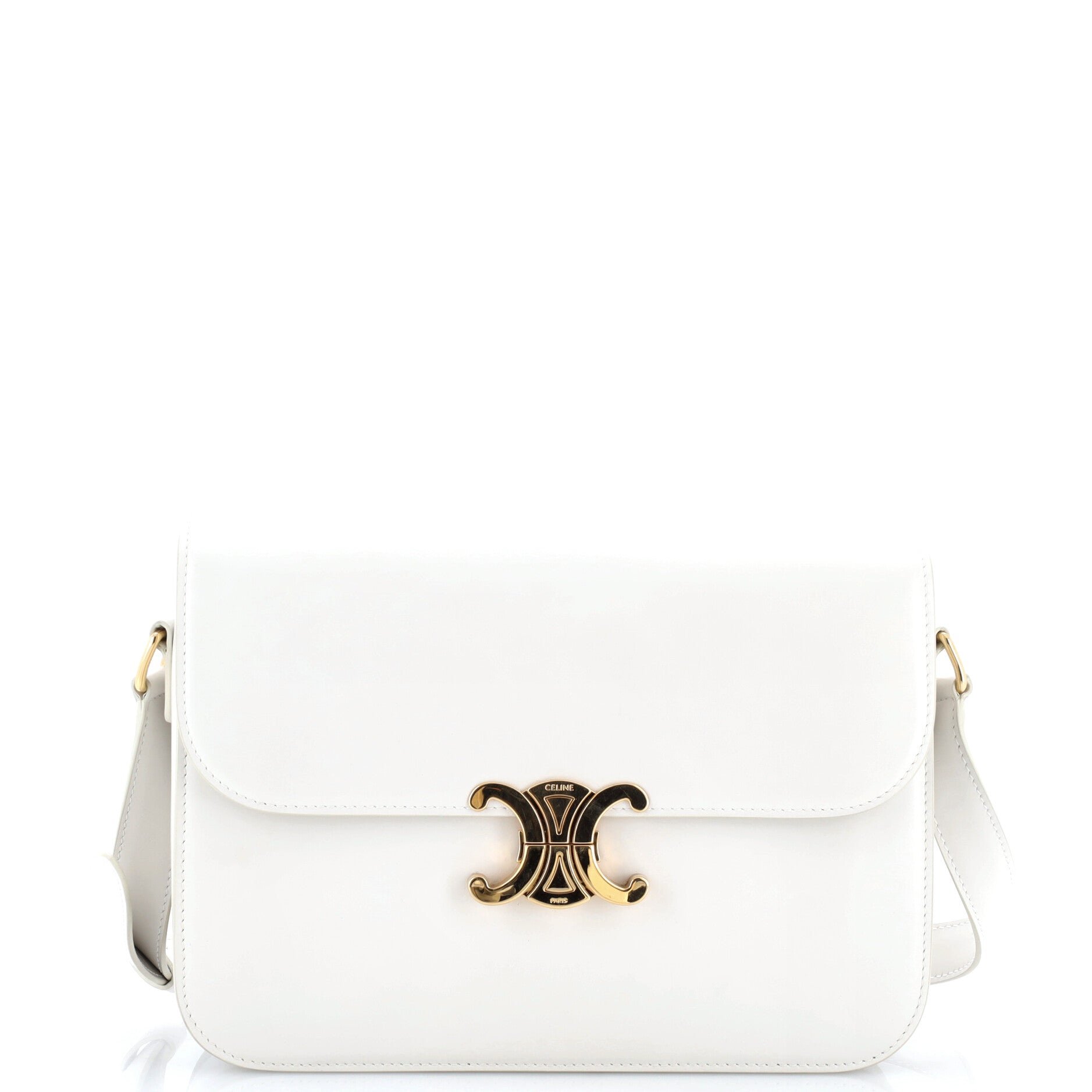 Triomphe Shoulder Bag Smooth Calfskin Large