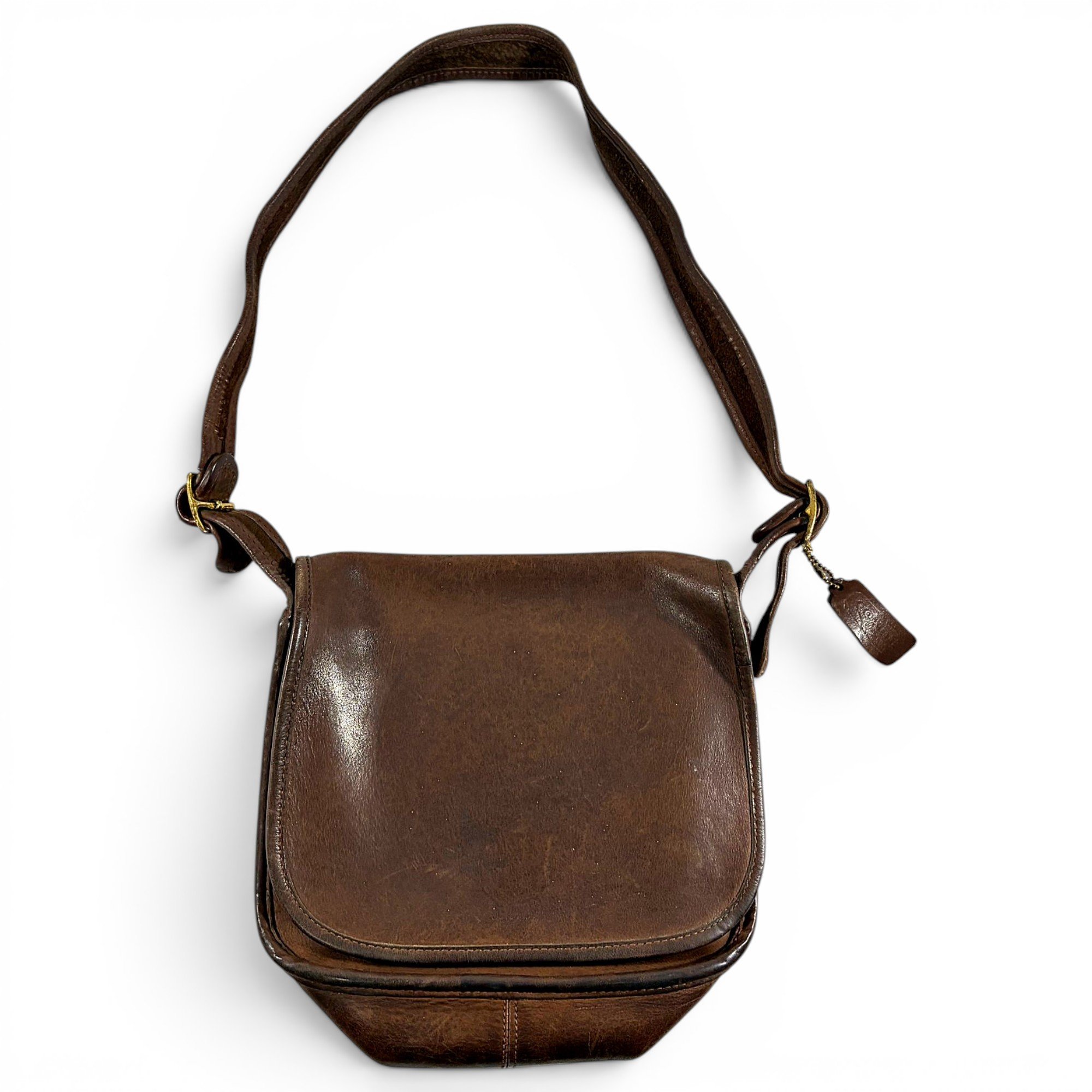 Leather clutch bag