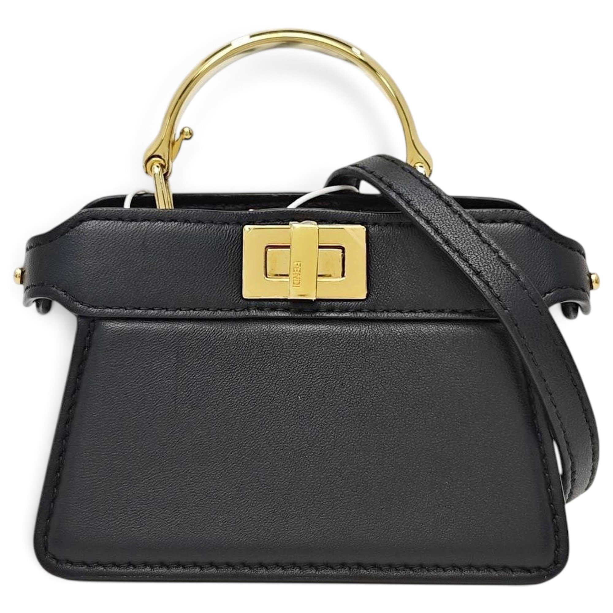 Peekaboo leather handbag