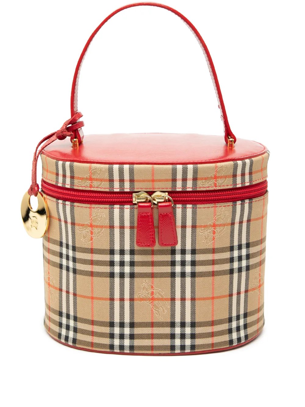 2000-2017 Haymarket Check Canvas vanity bag