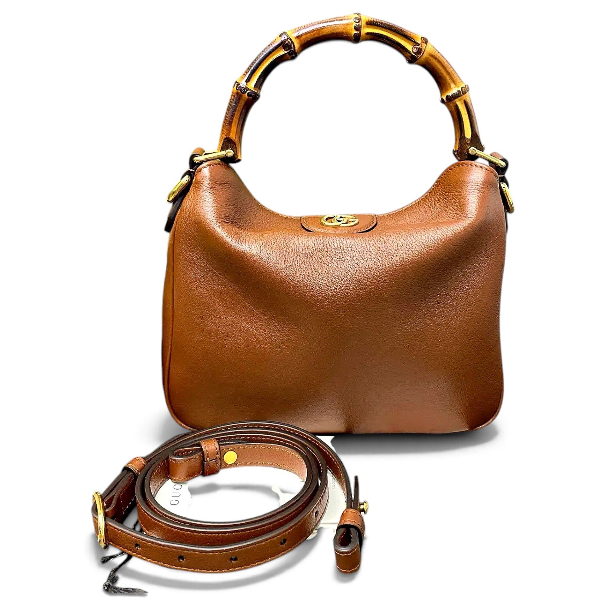 Diana Bamboo leather tote
