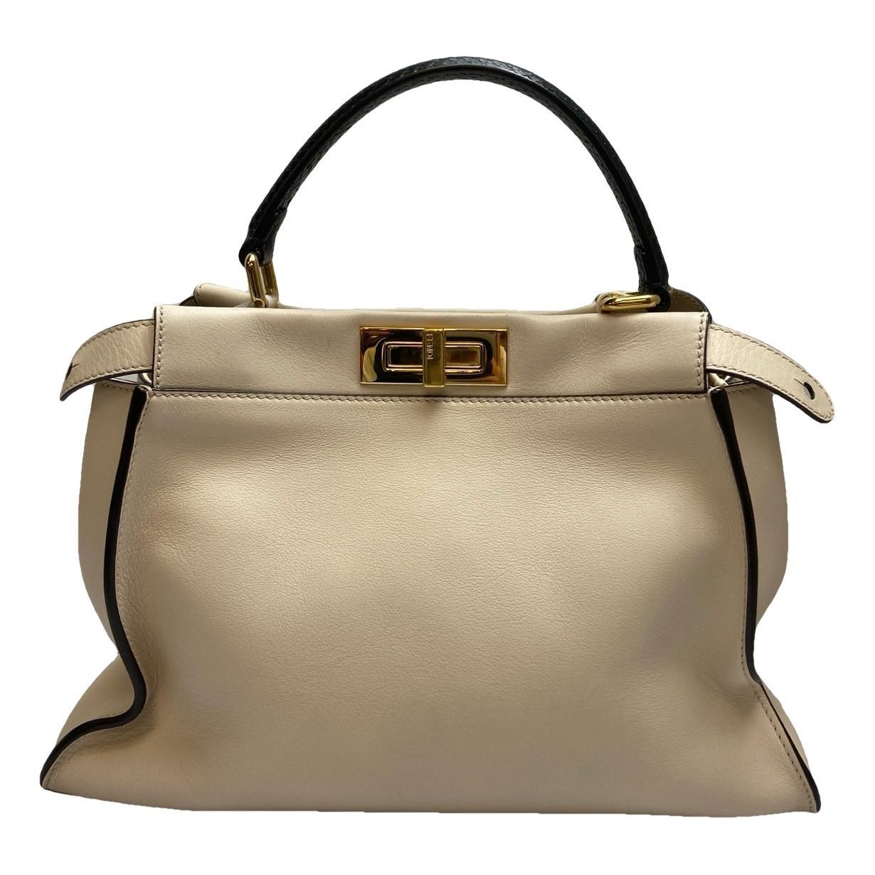 Peekaboo leather handbag