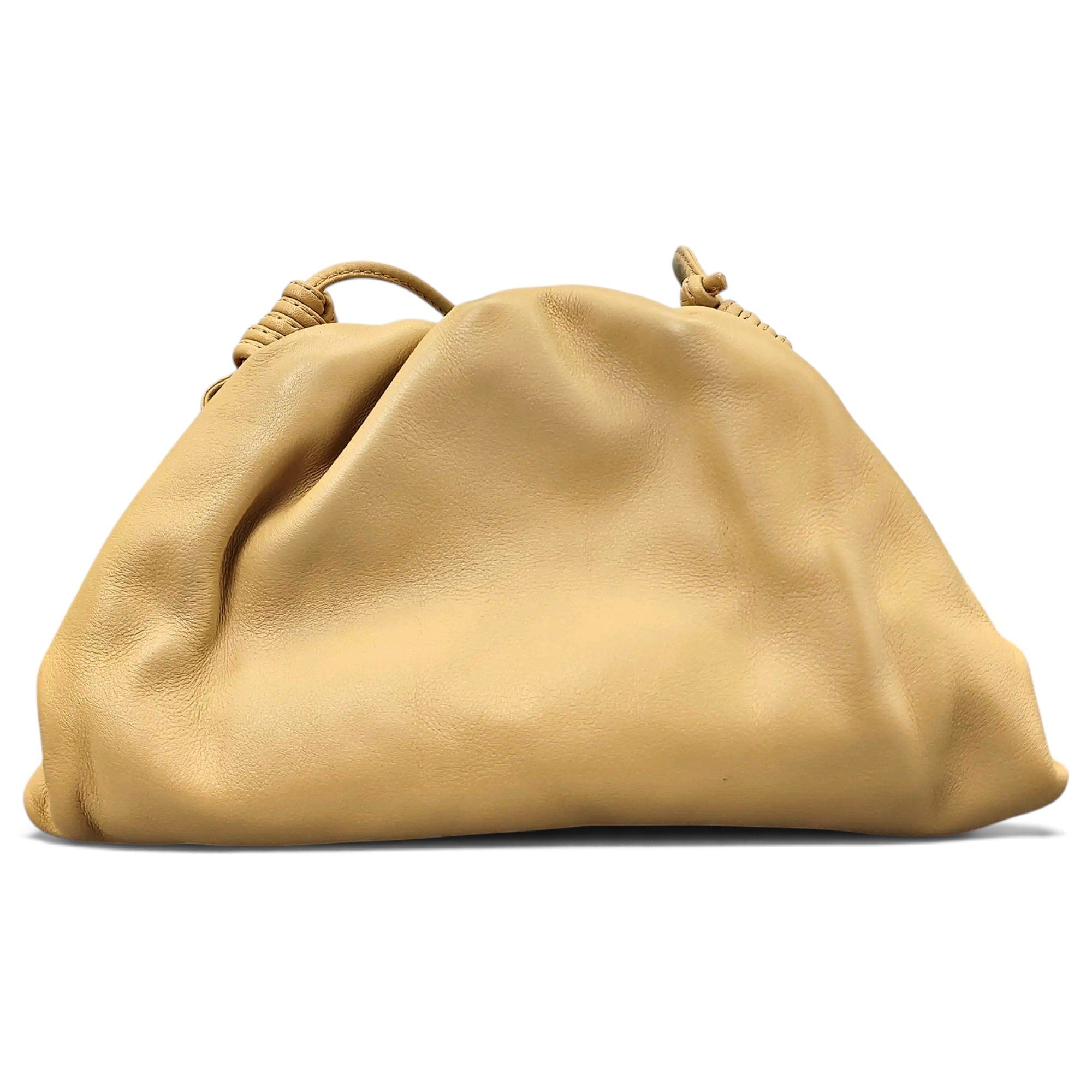 Pouch leather handbag