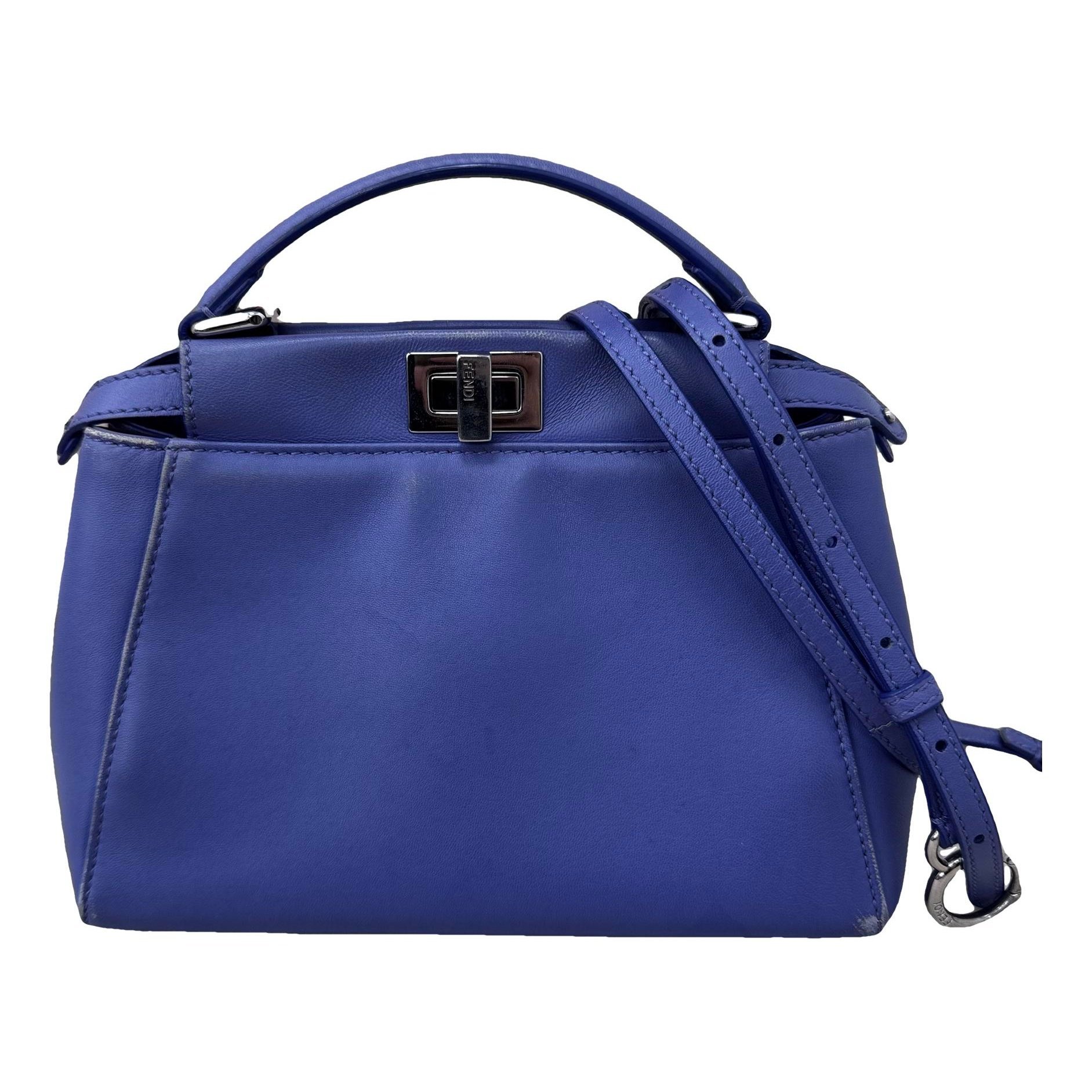 Peekaboo leather handbag