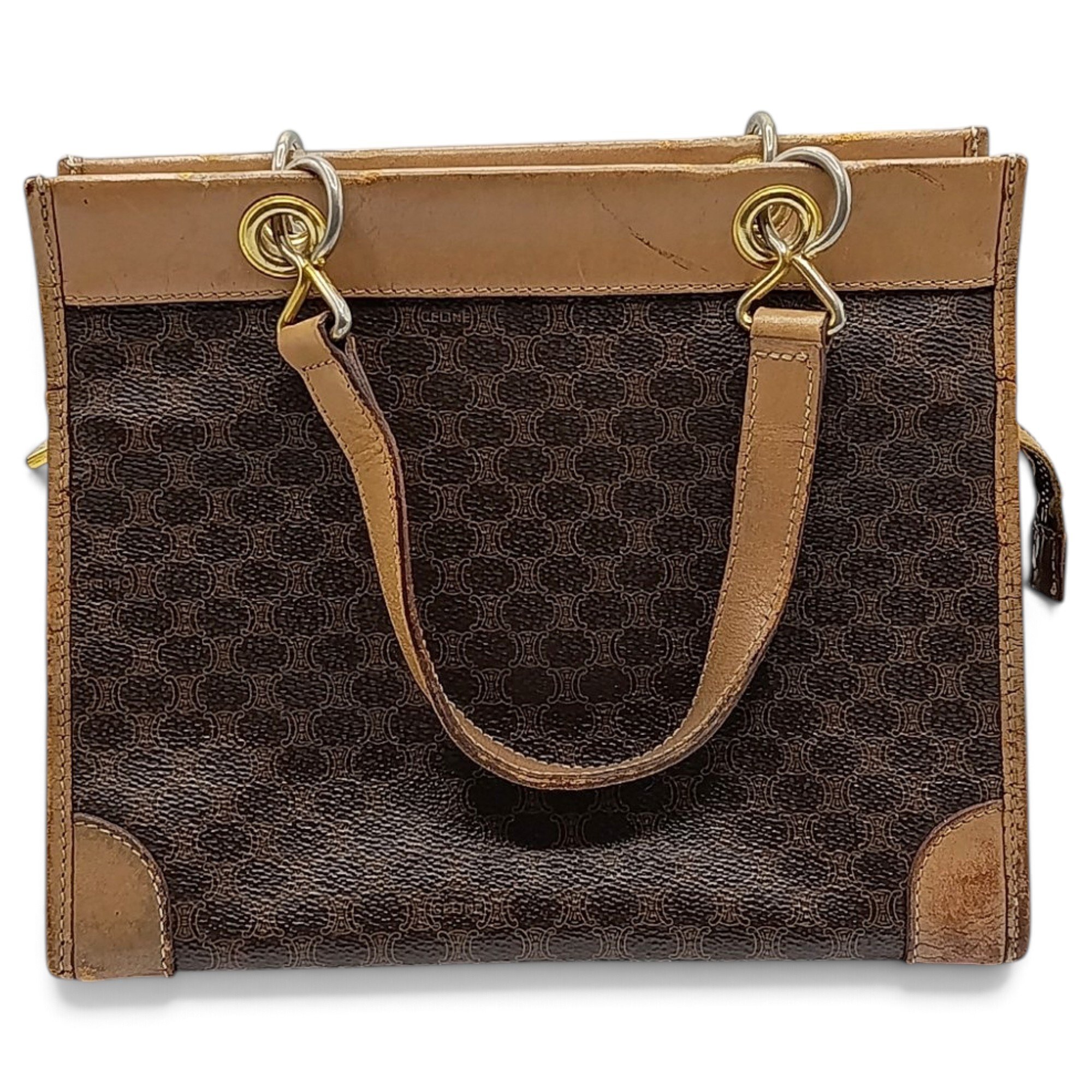 Leather tote