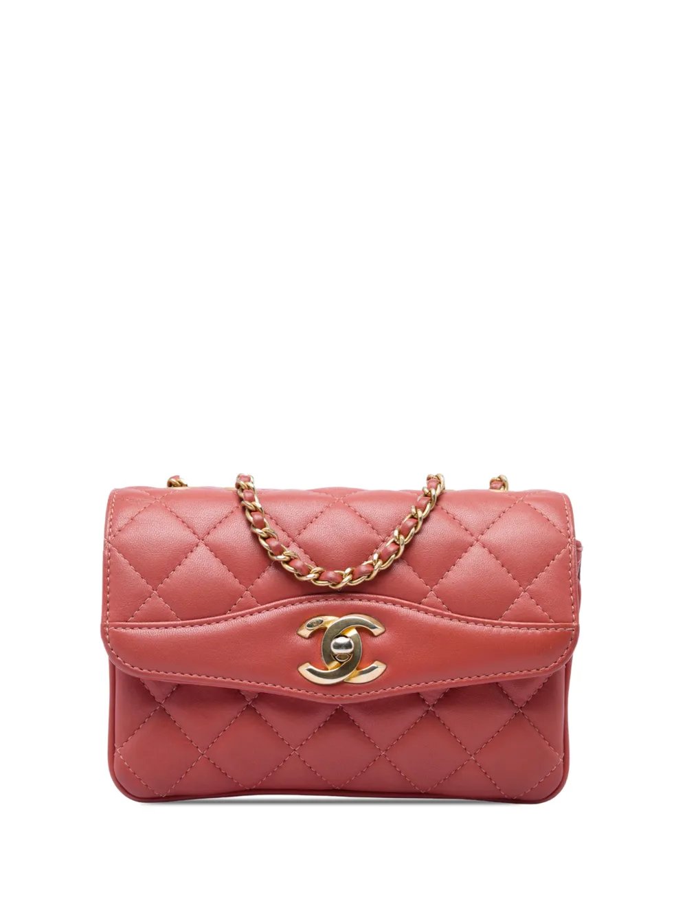2018 Small Quilted Lambskin Daily Companion Flap shoulder bag