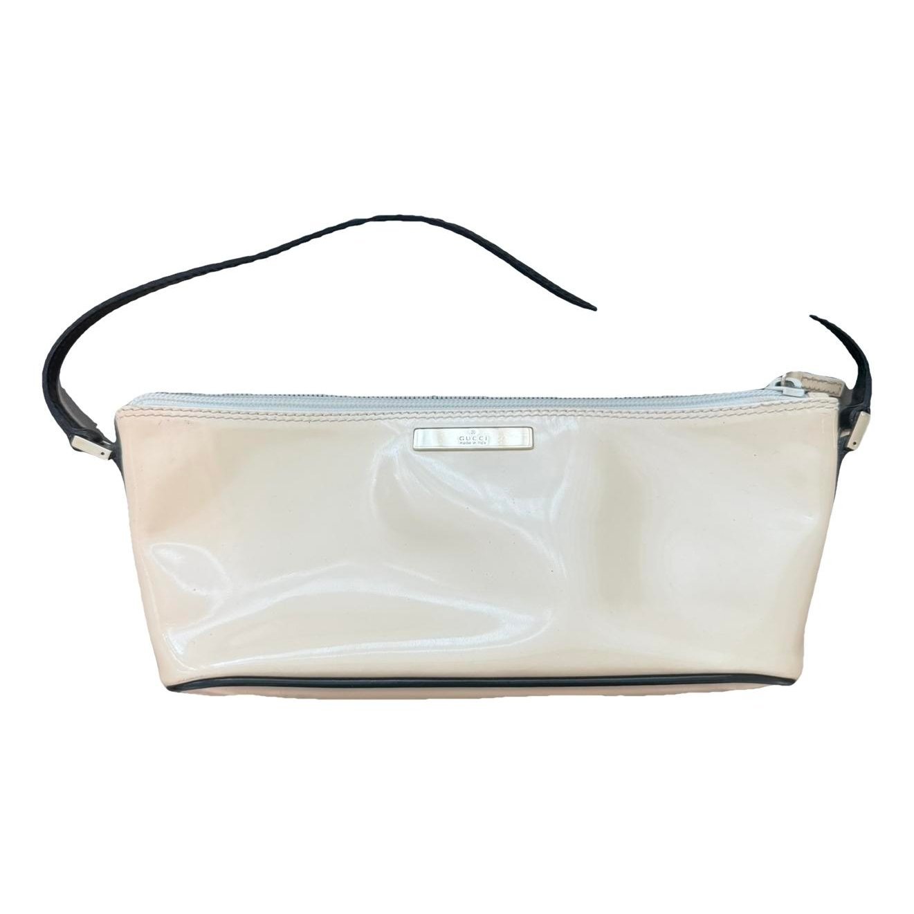 Patent leather handbag