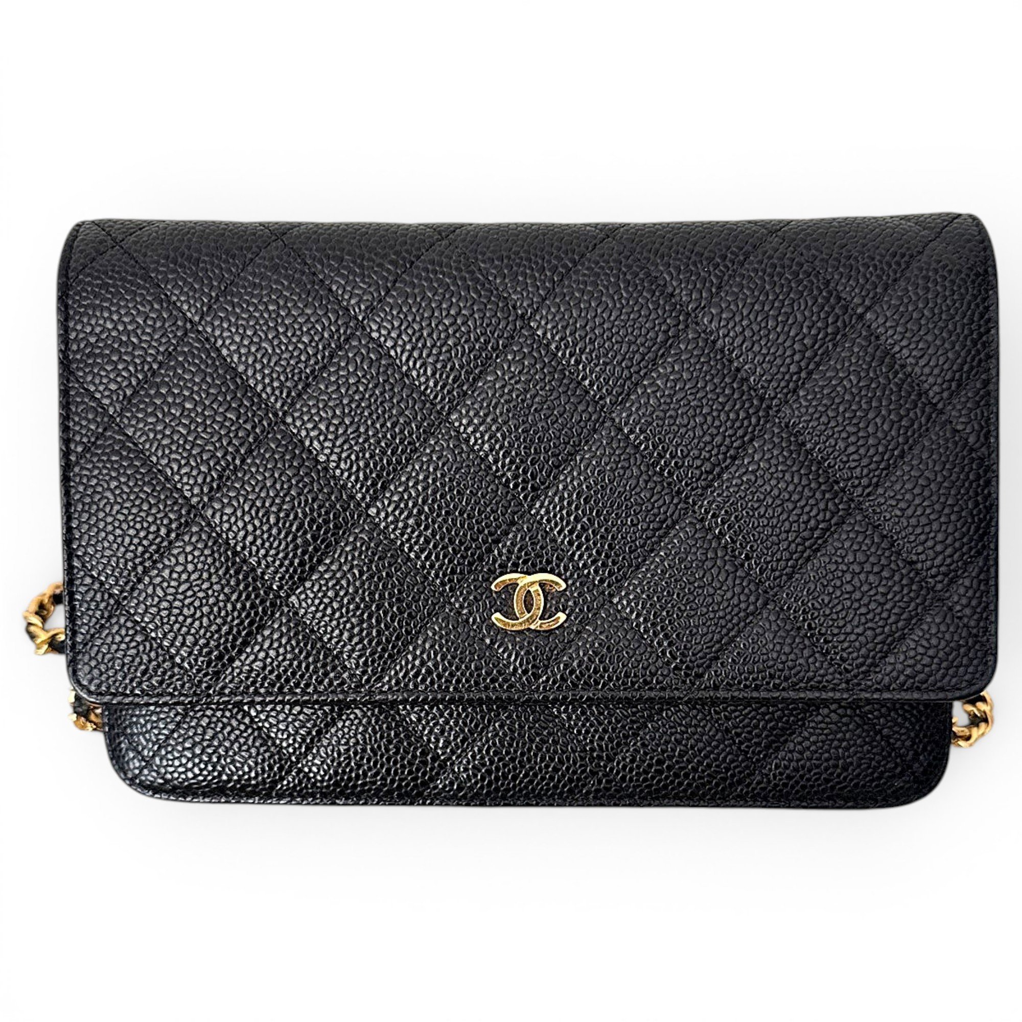 Wallet On Chain Timeless/Classique leather crossbody bag