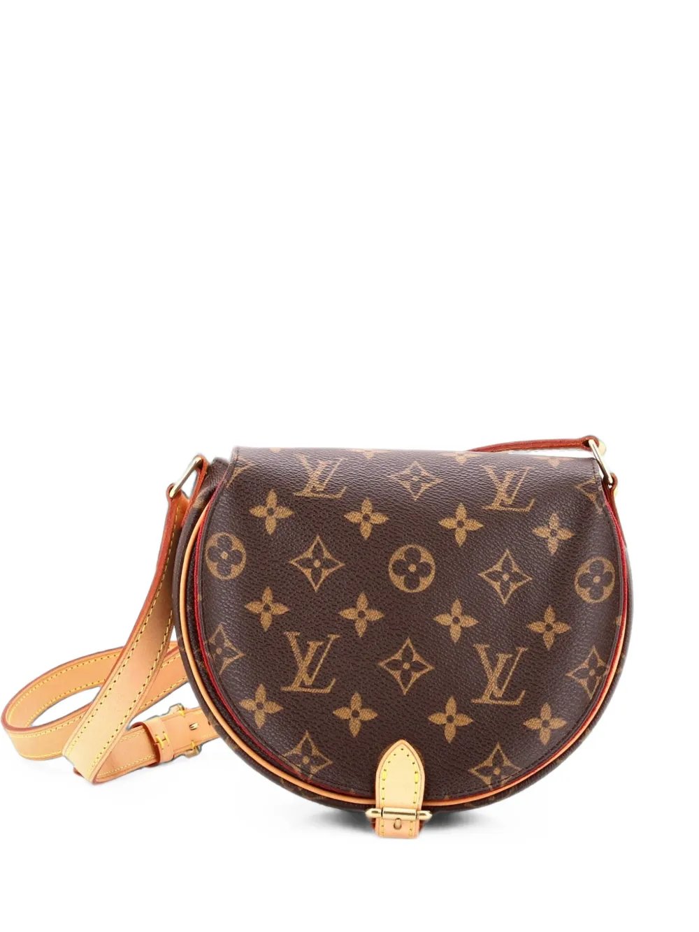 Tambourine Handbag Monogram Canvas crossbody bag