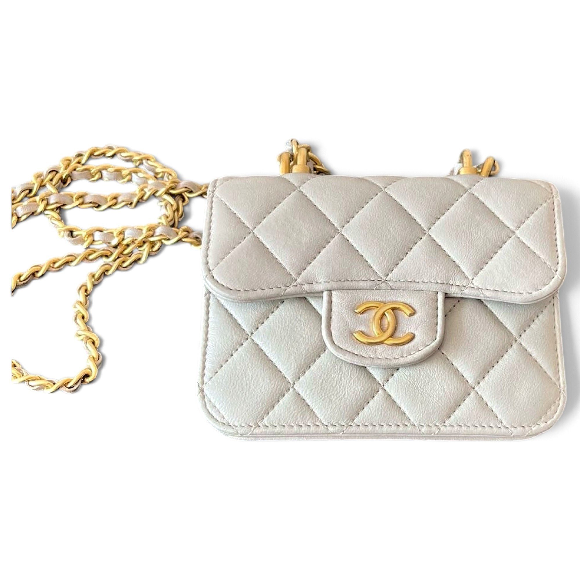 Wallet On Chain Timeless/Classique leather mini bag