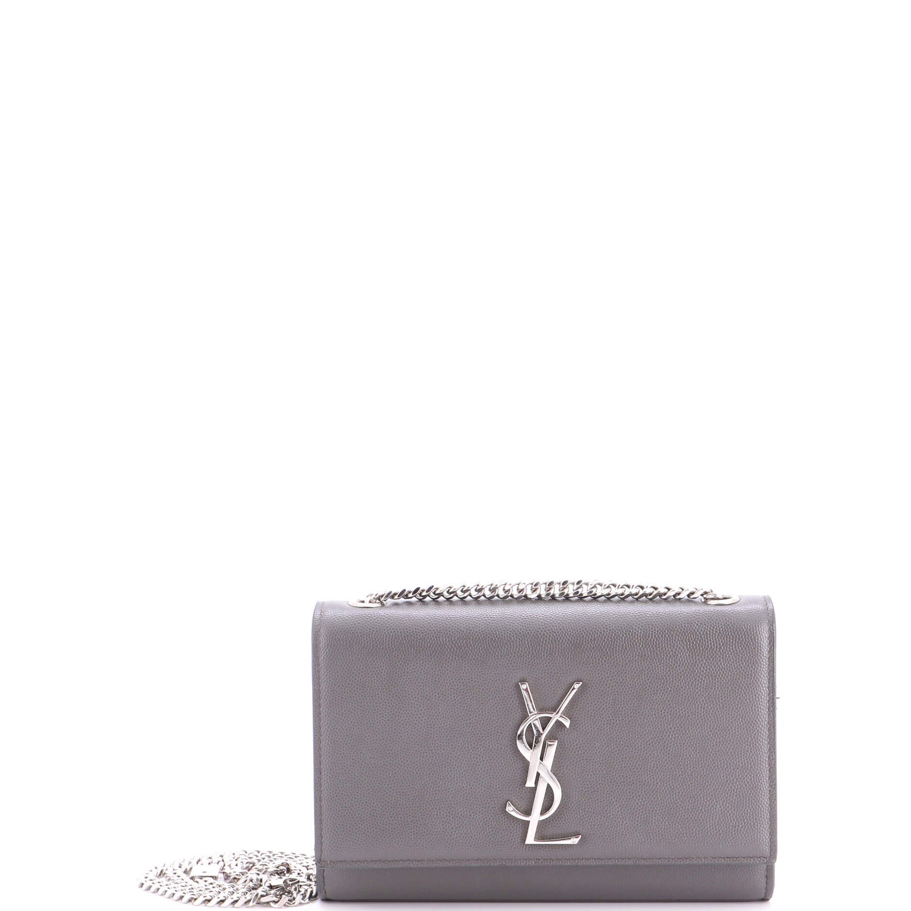 Classic Monogram Crossbody Bag Grainy Leather Small