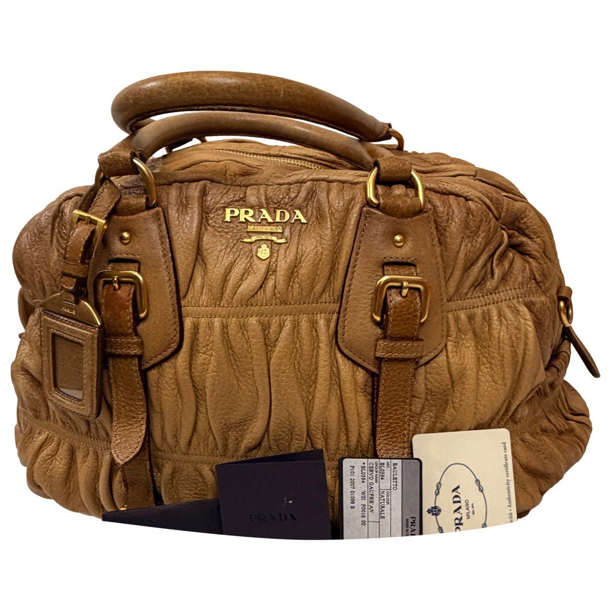 Leather handbag