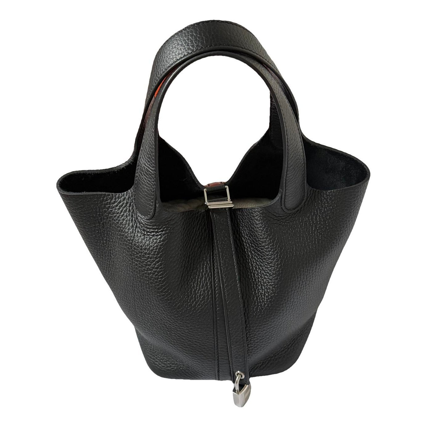 Picotin leather tote