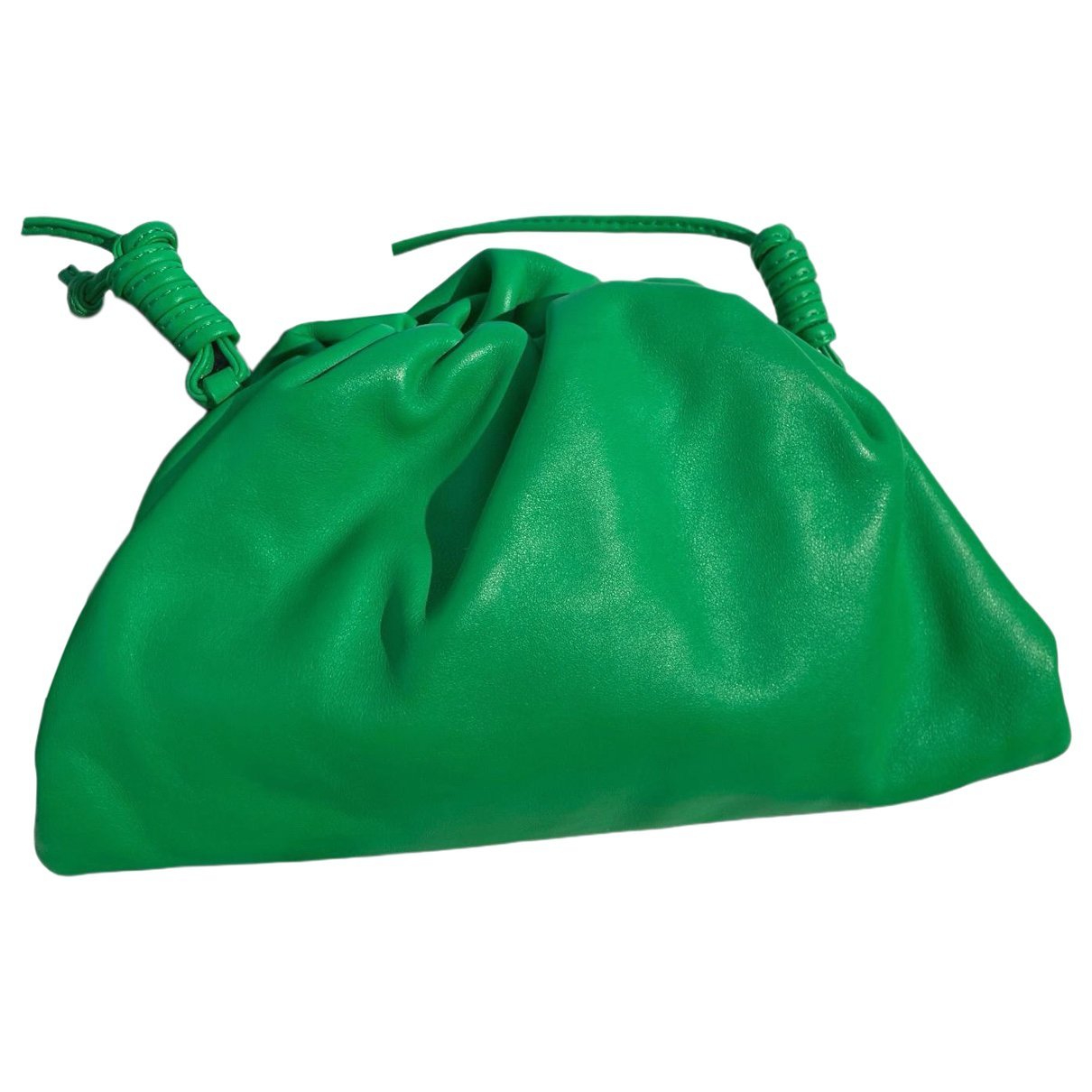 Pouch leather handbag