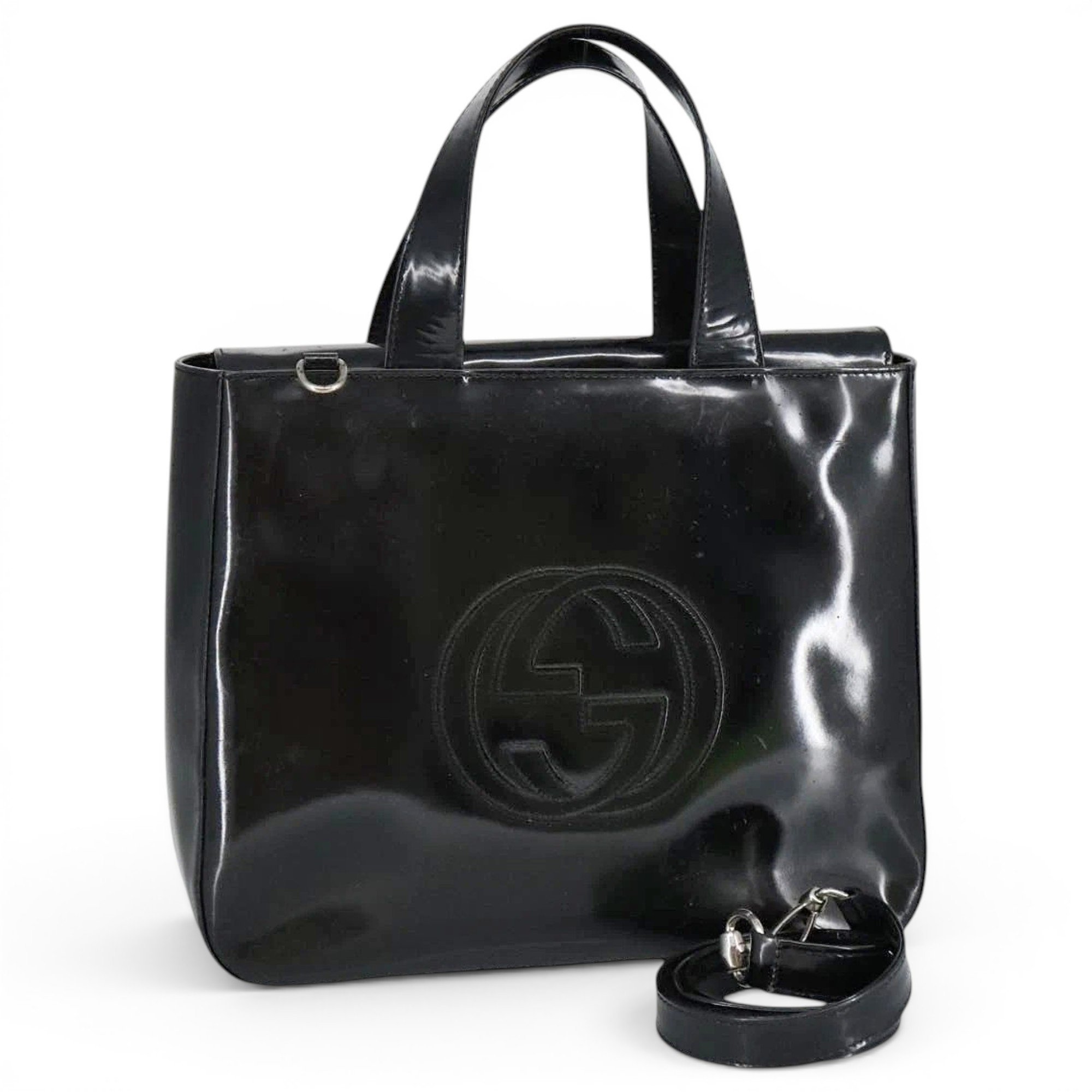 Leather handbag