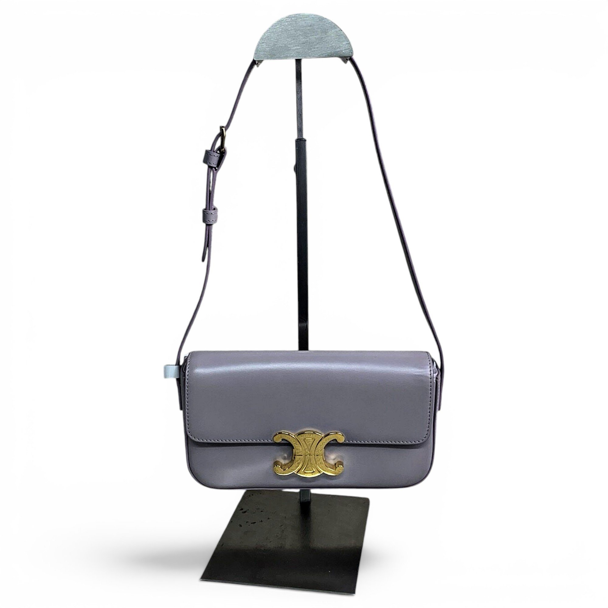 Triomphe Long leather handbag