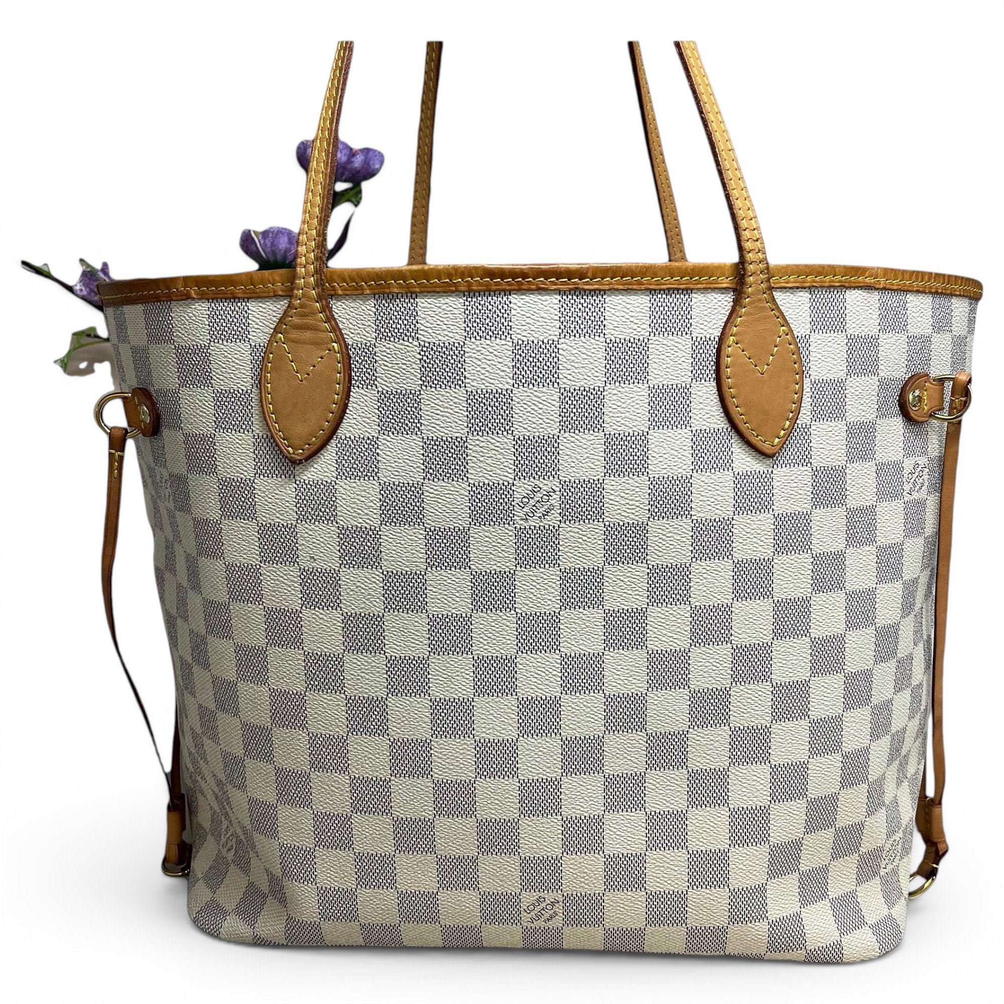 Neverfull leather tote