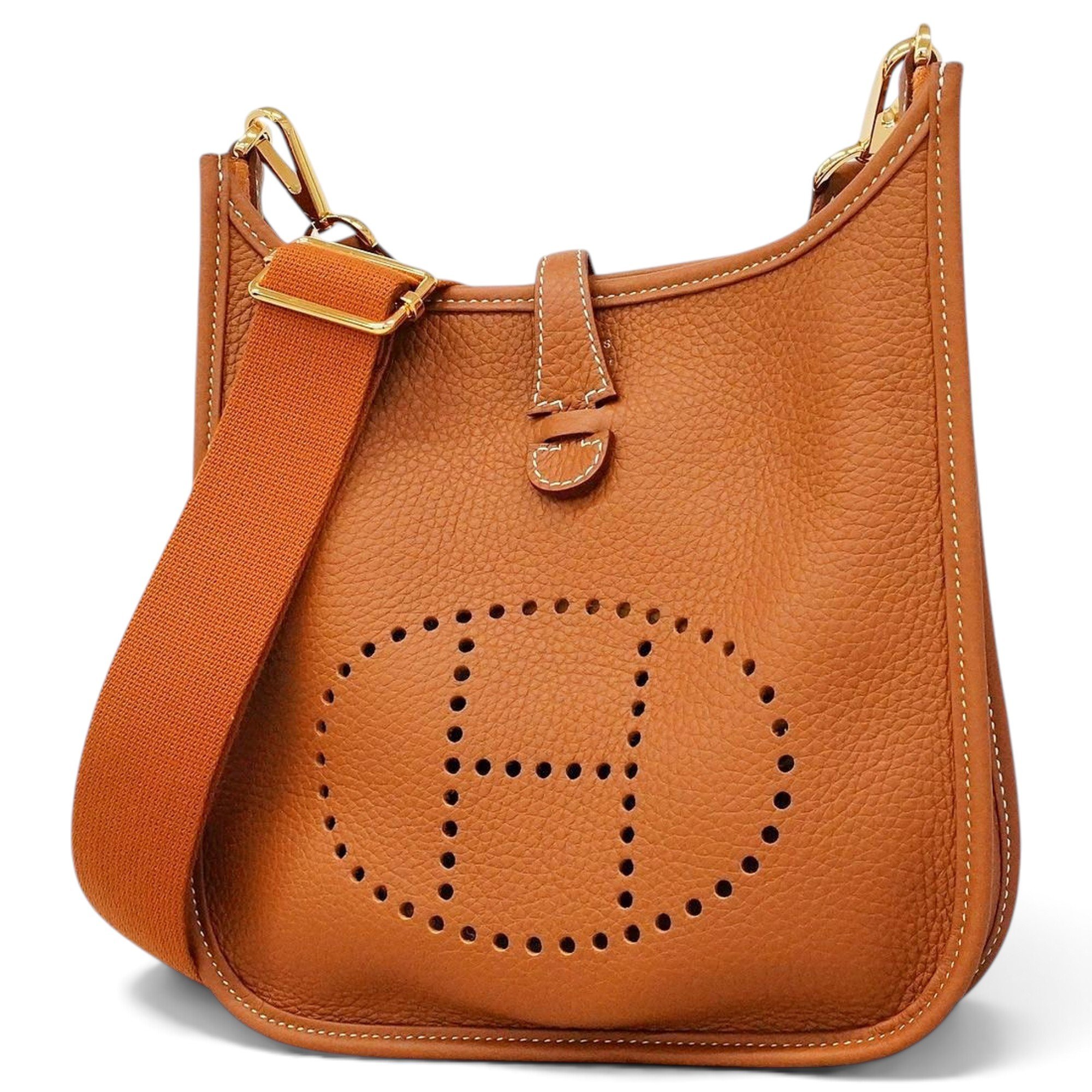 Evelyne leather handbag