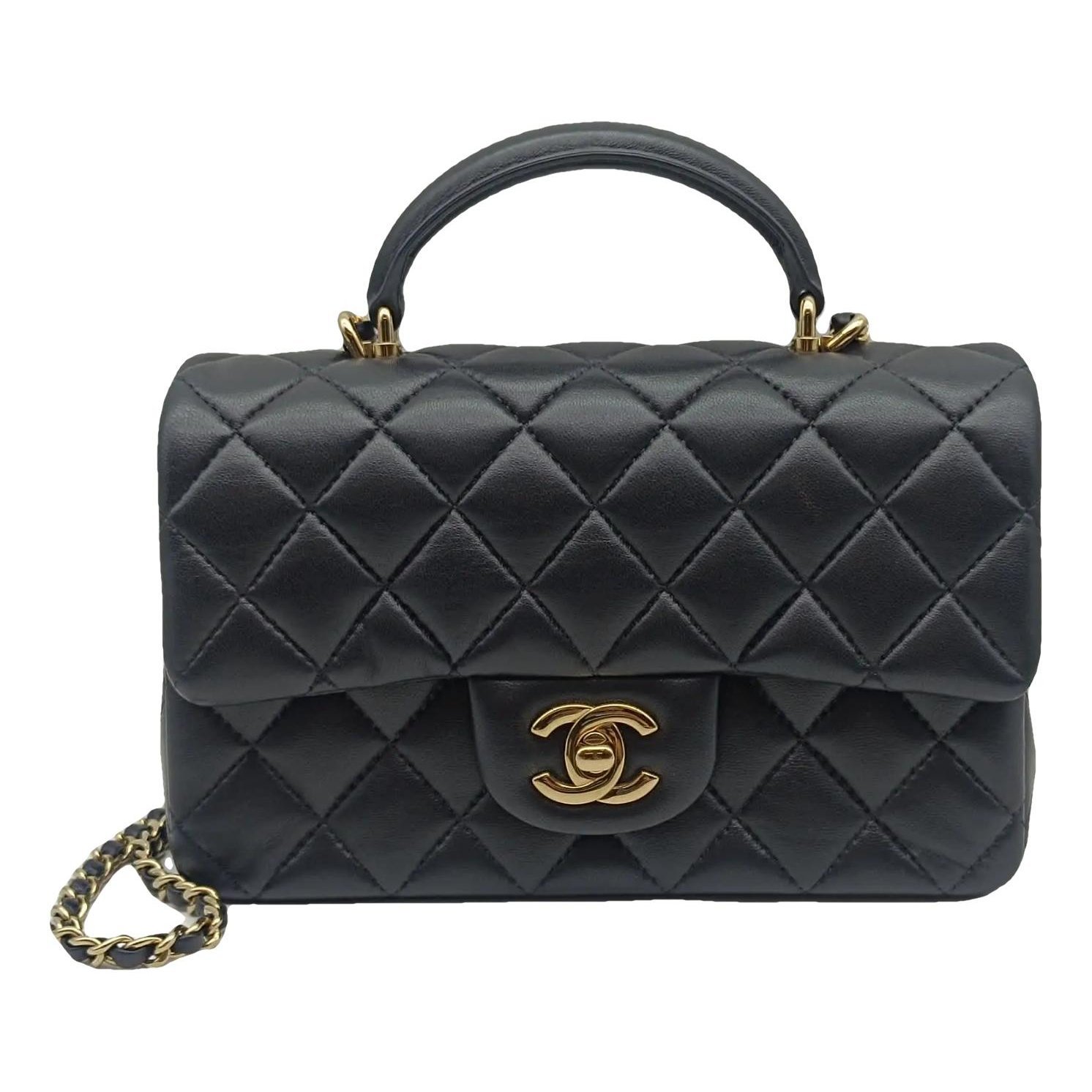 Timeless Classique Top Handle leather handbag