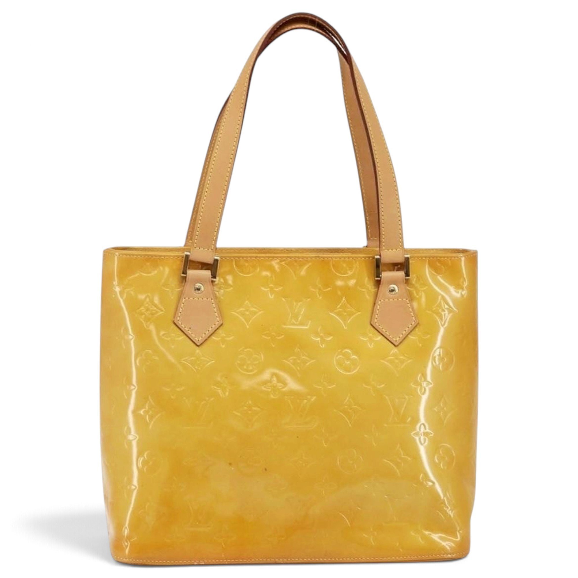 Houston patent leather handbag