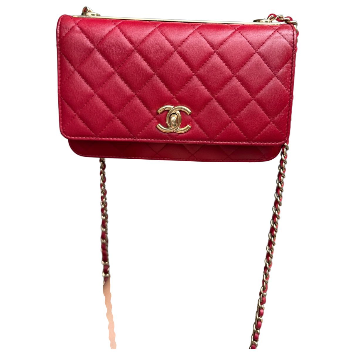Trendy CC Wallet on Chain leather crossbody bag