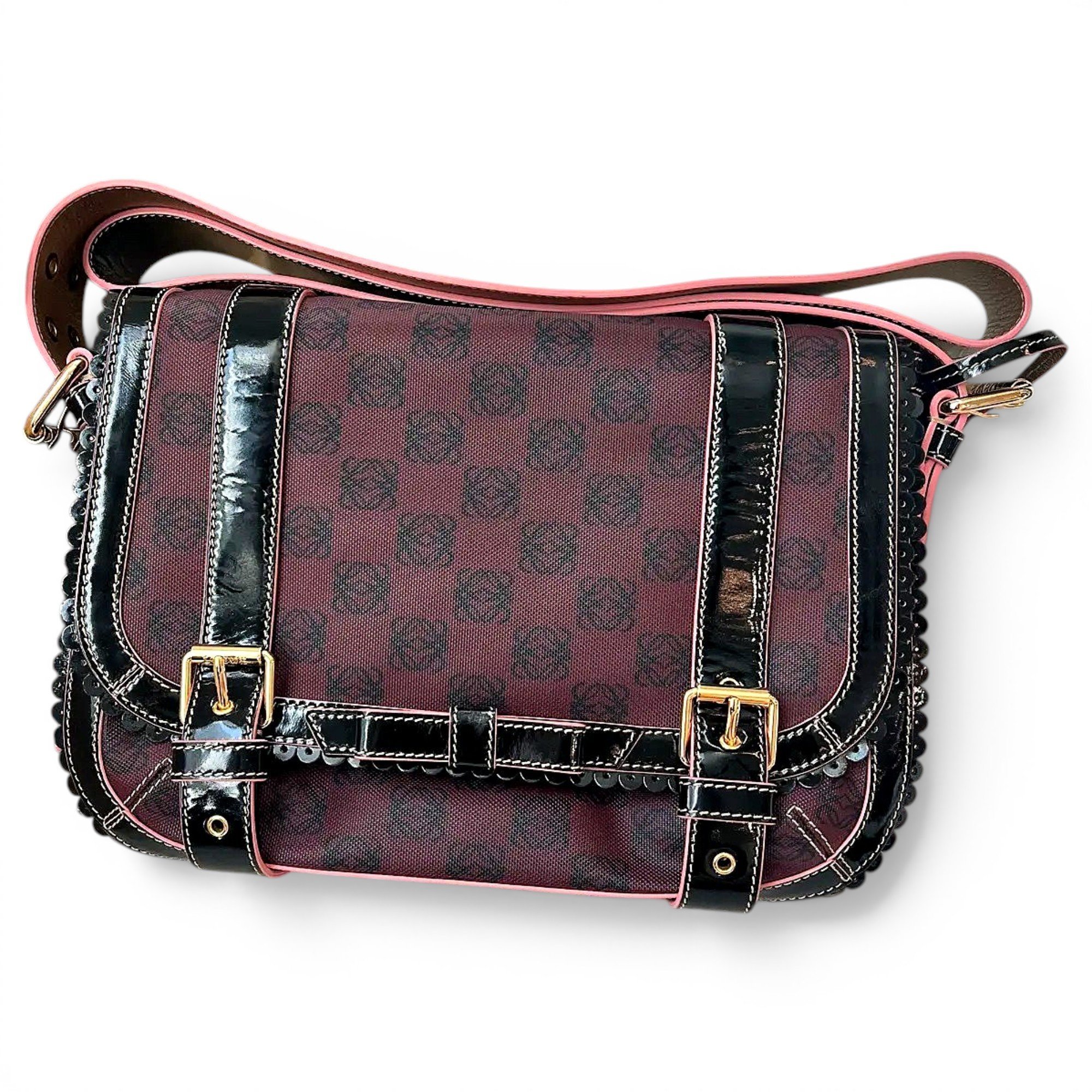 Vinyl handbag