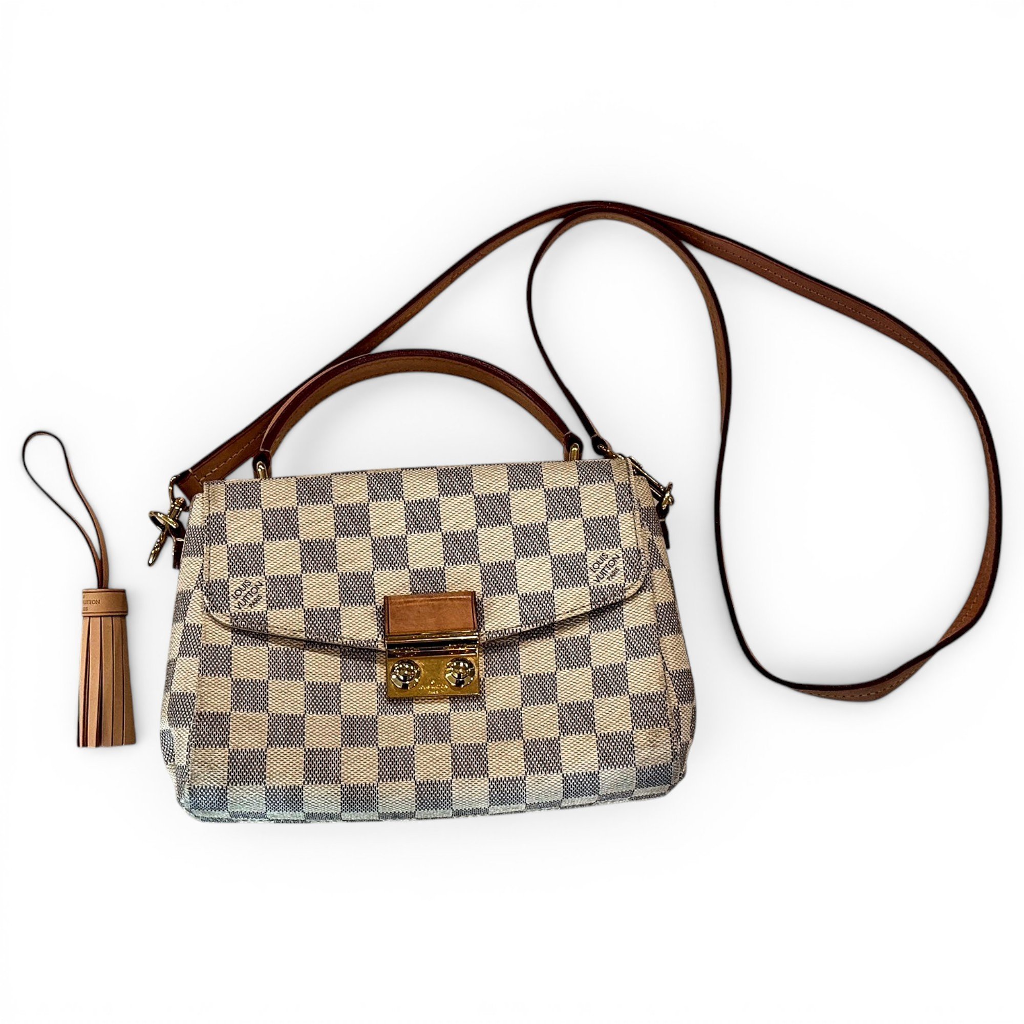 Croisette leather crossbody bag