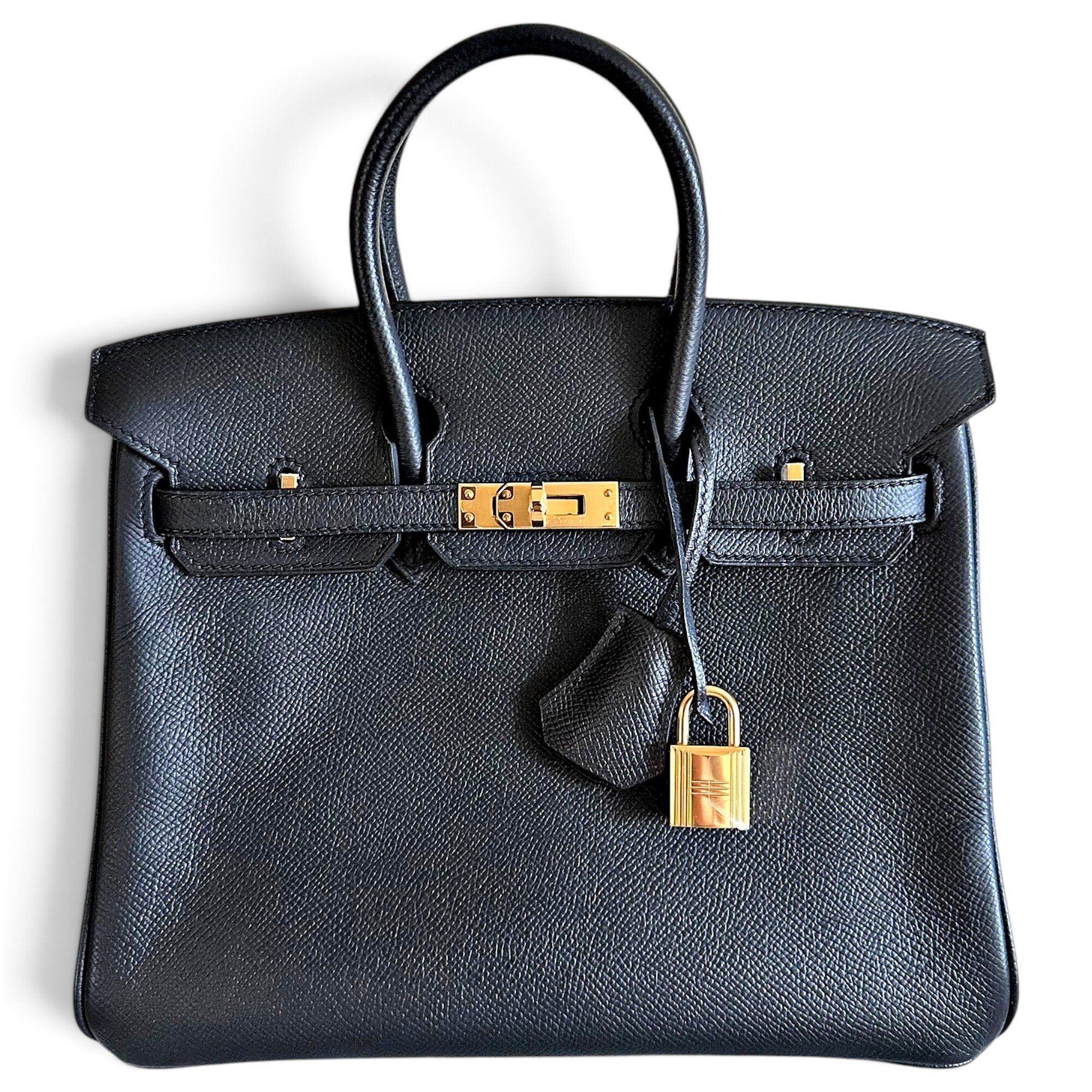Birkin 25 leather handbag