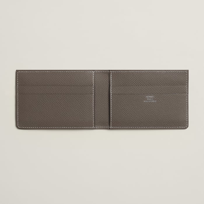 Gris Étain H Sellier Card Holder