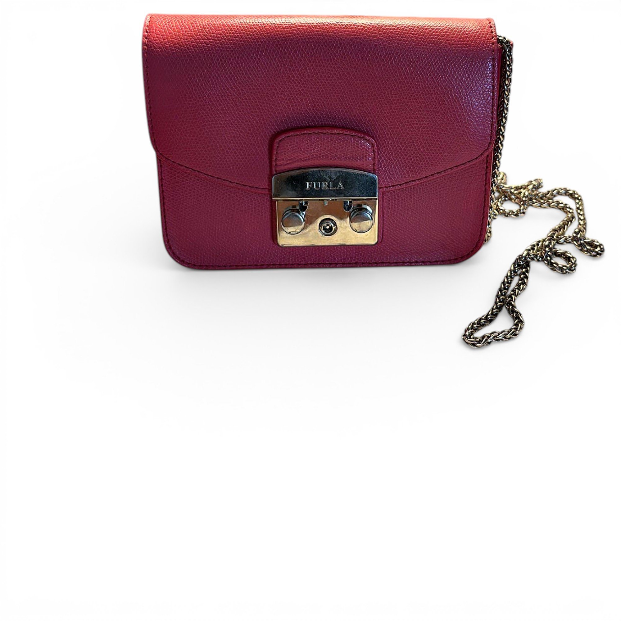 Metropolis leather crossbody bag