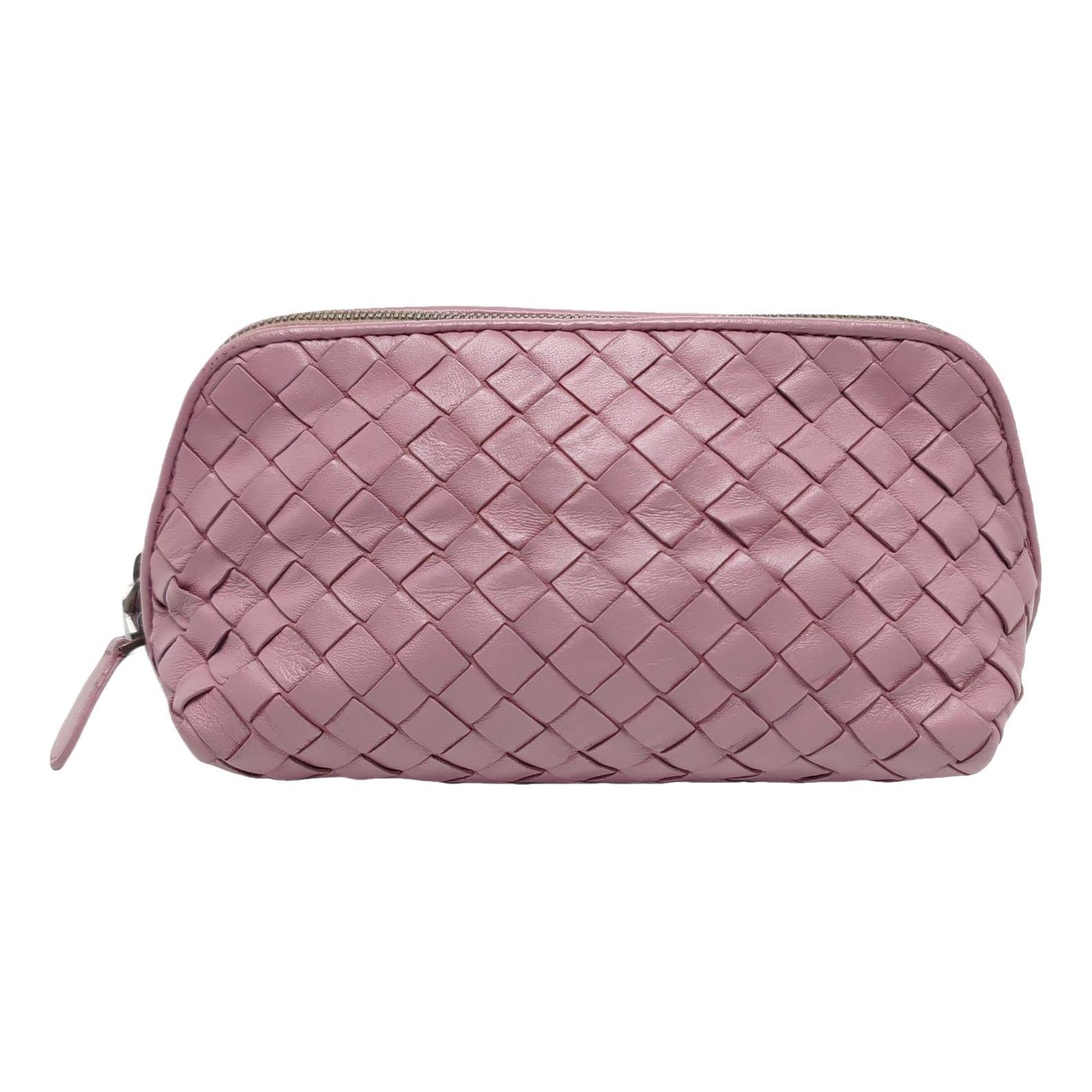 Olimpia leather clutch bag