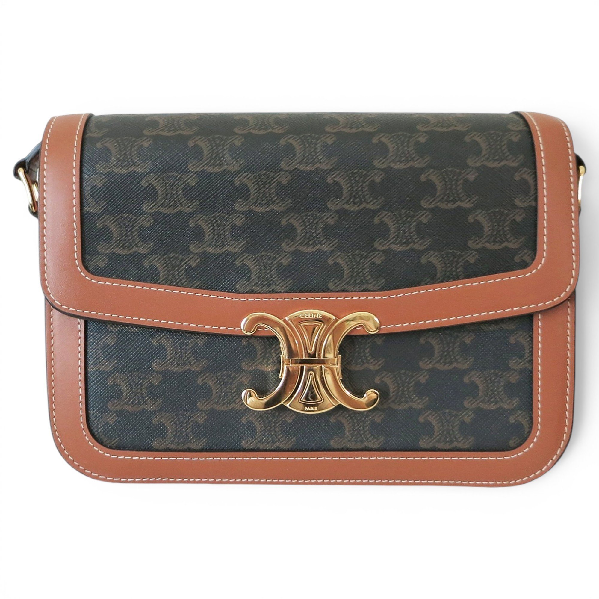 Triomphe cloth handbag