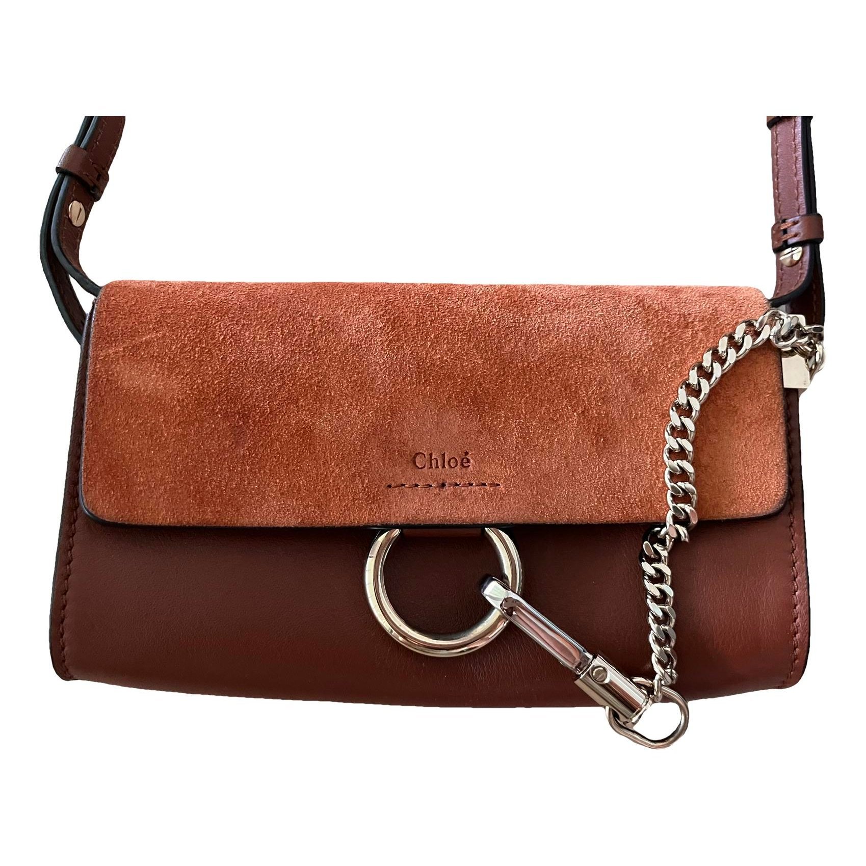 Faye leather crossbody bag