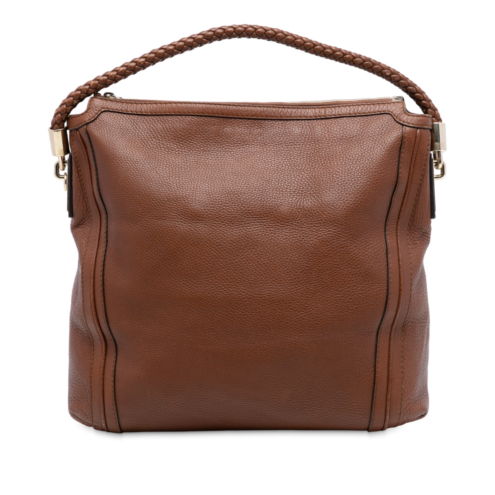 Leather tote