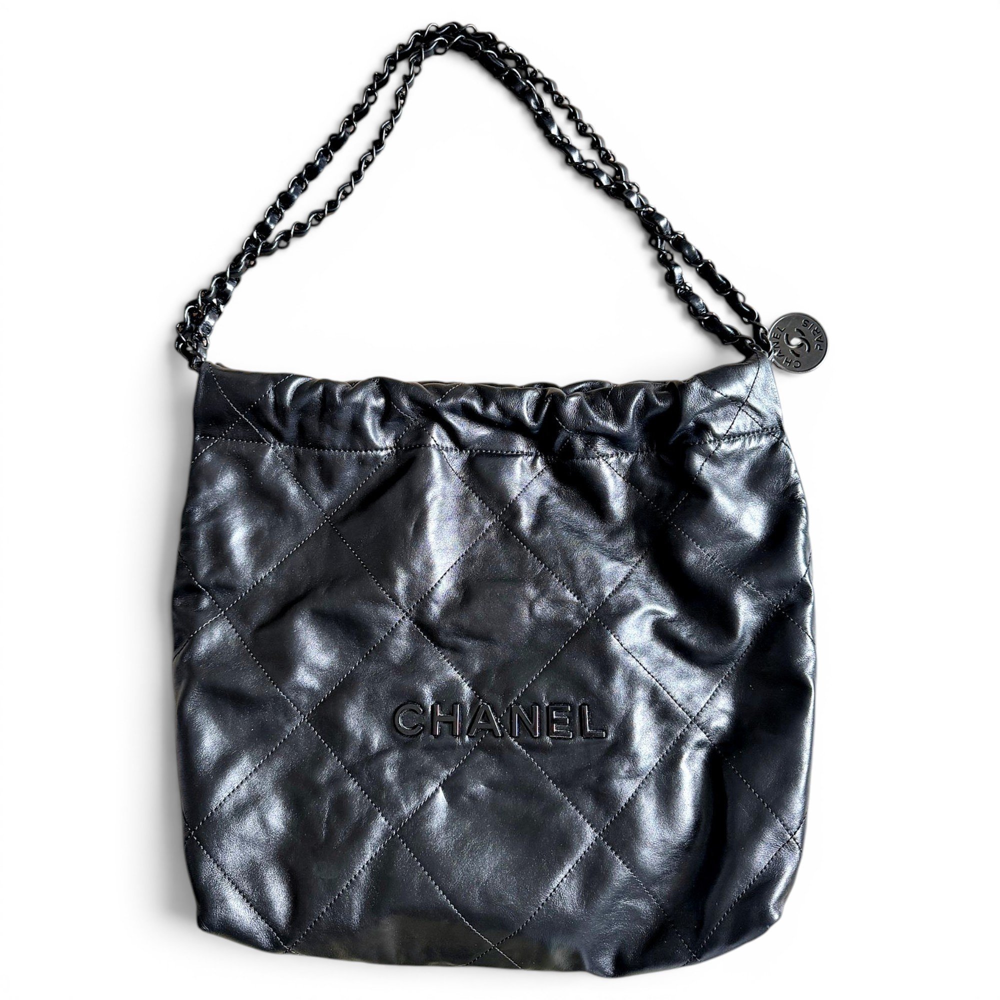 Chanel 22 leather handbag