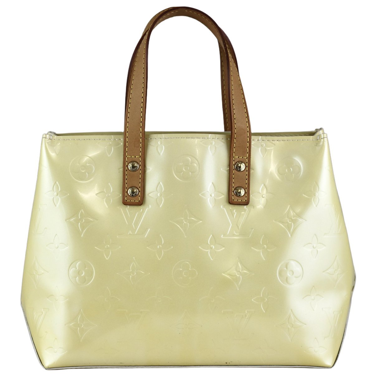 Reade patent leather handbag