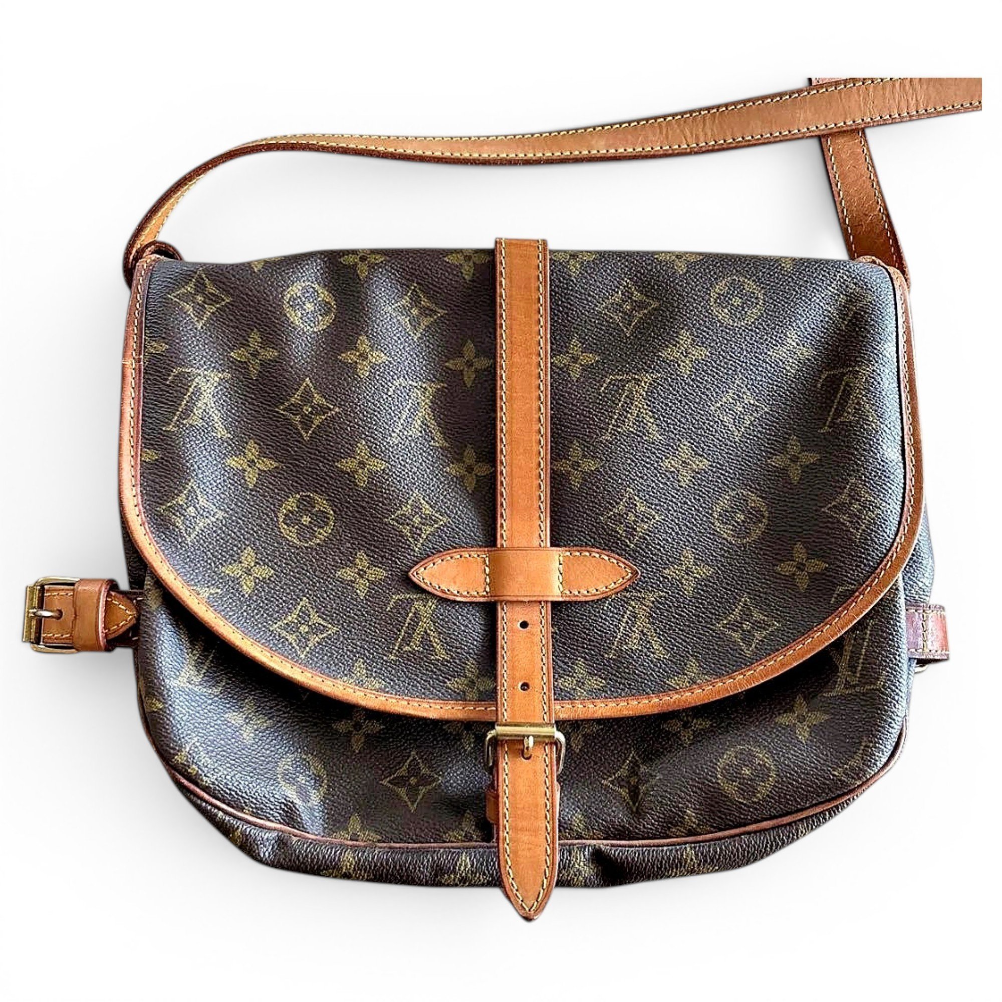 Leather handbag