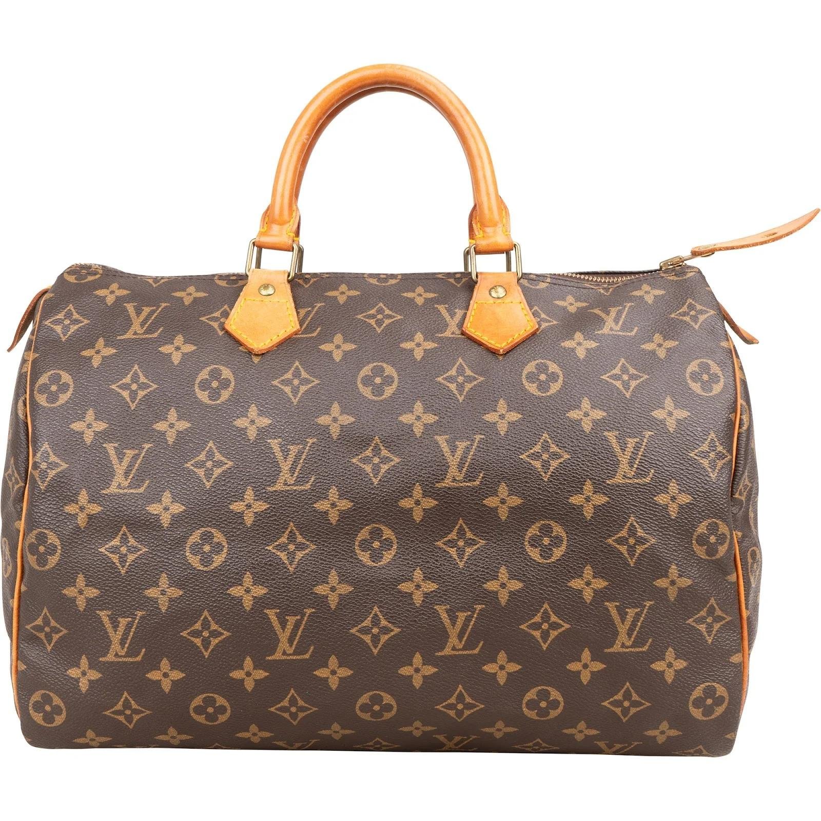 Speedy leather handbag