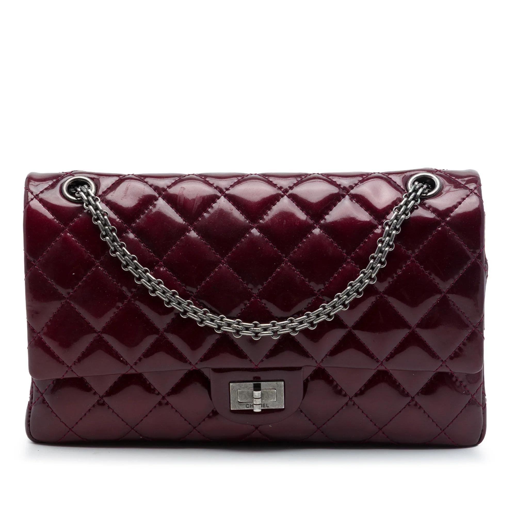 2.55 patent leather handbag