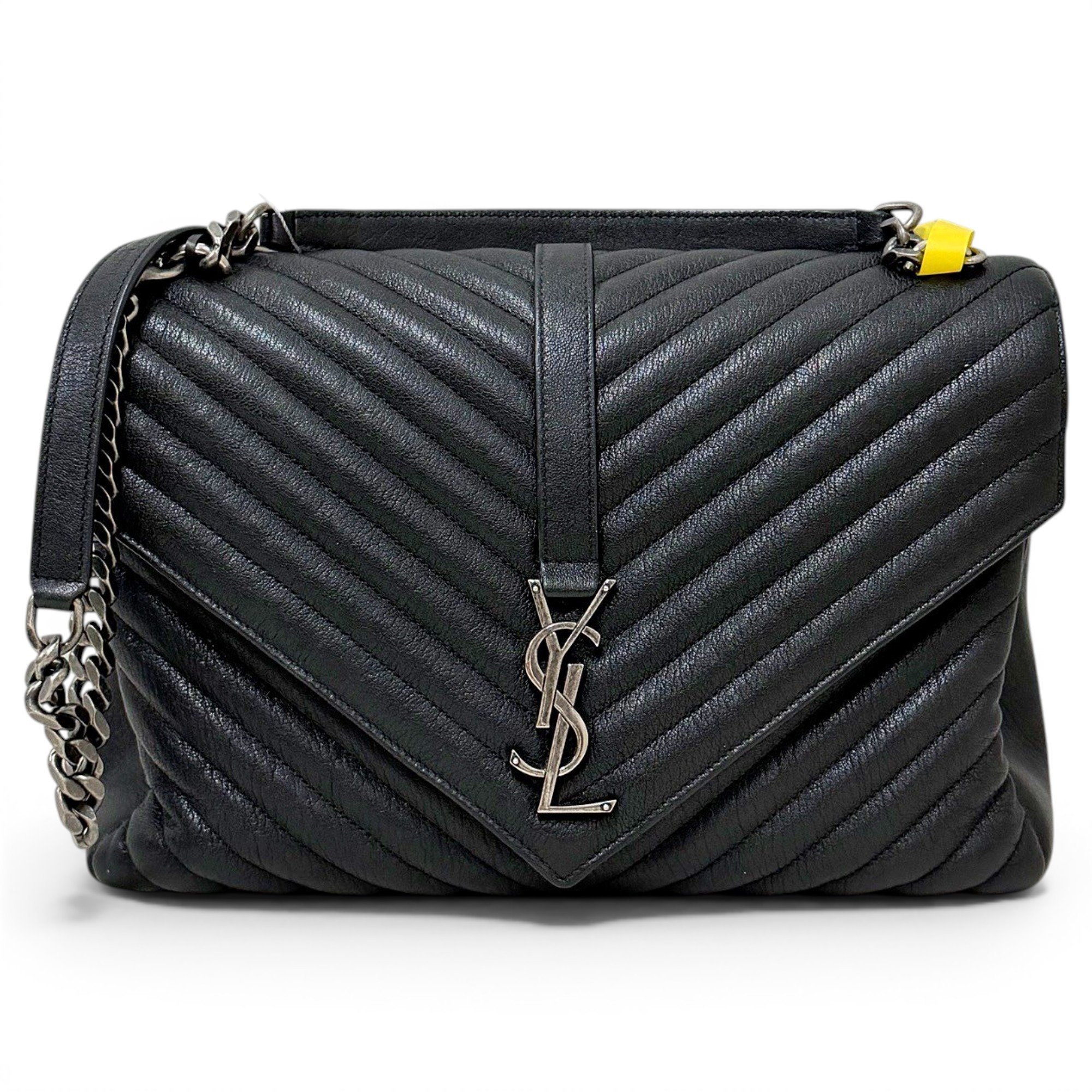 Collége monogramme leather handbag