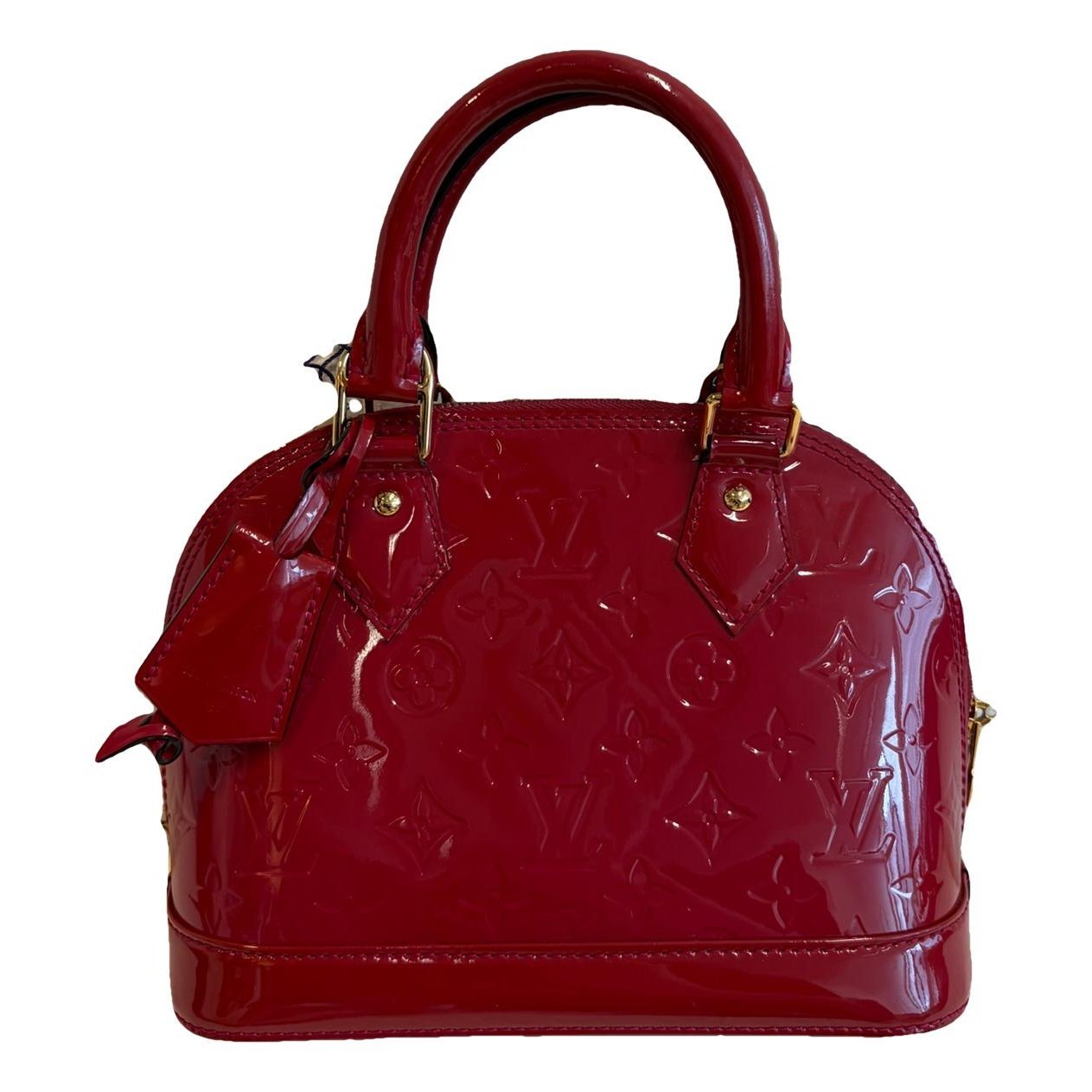 Alma BB patent leather handbag